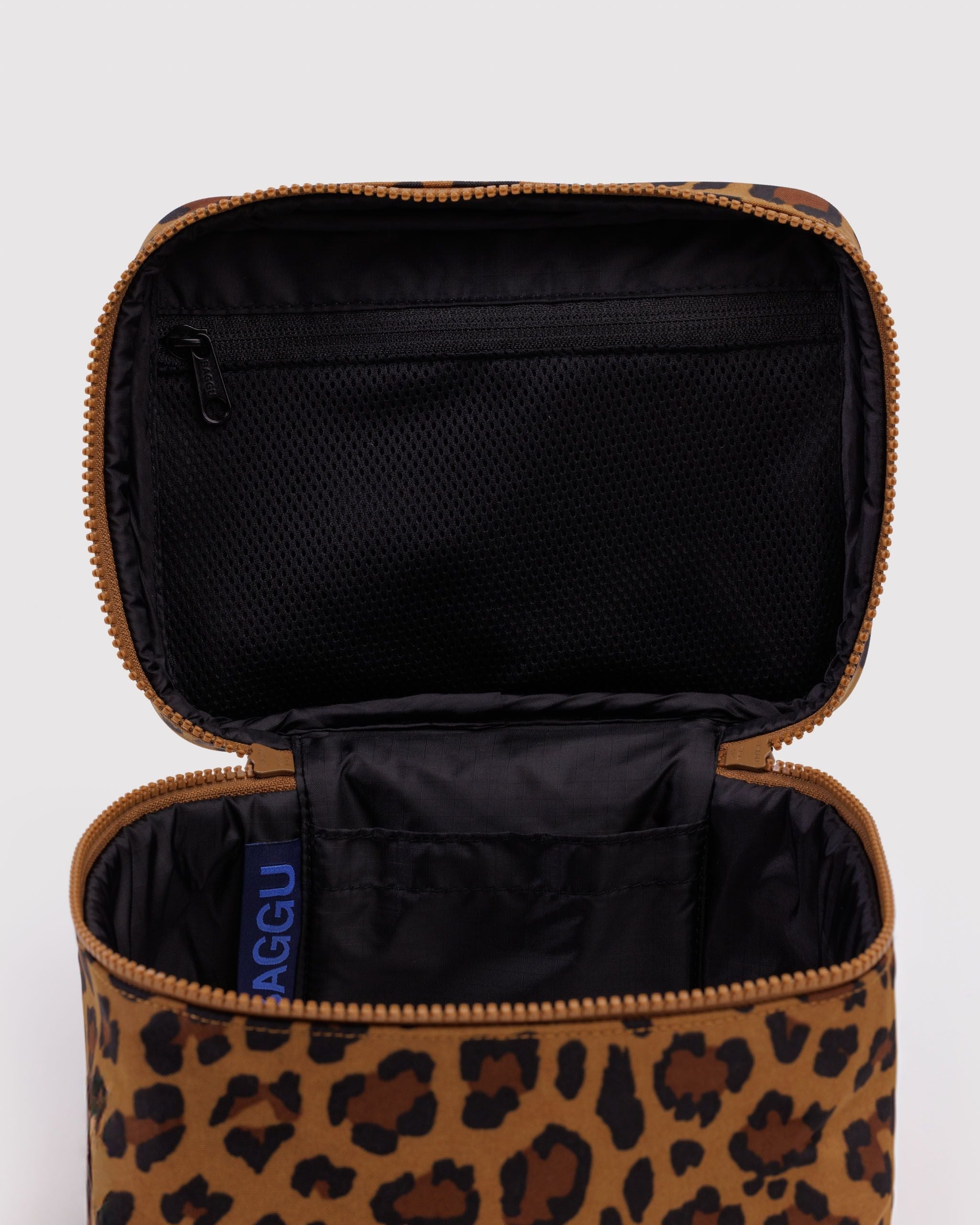 Large Cosmetic Case in Leopard - Easy Packing and Storage