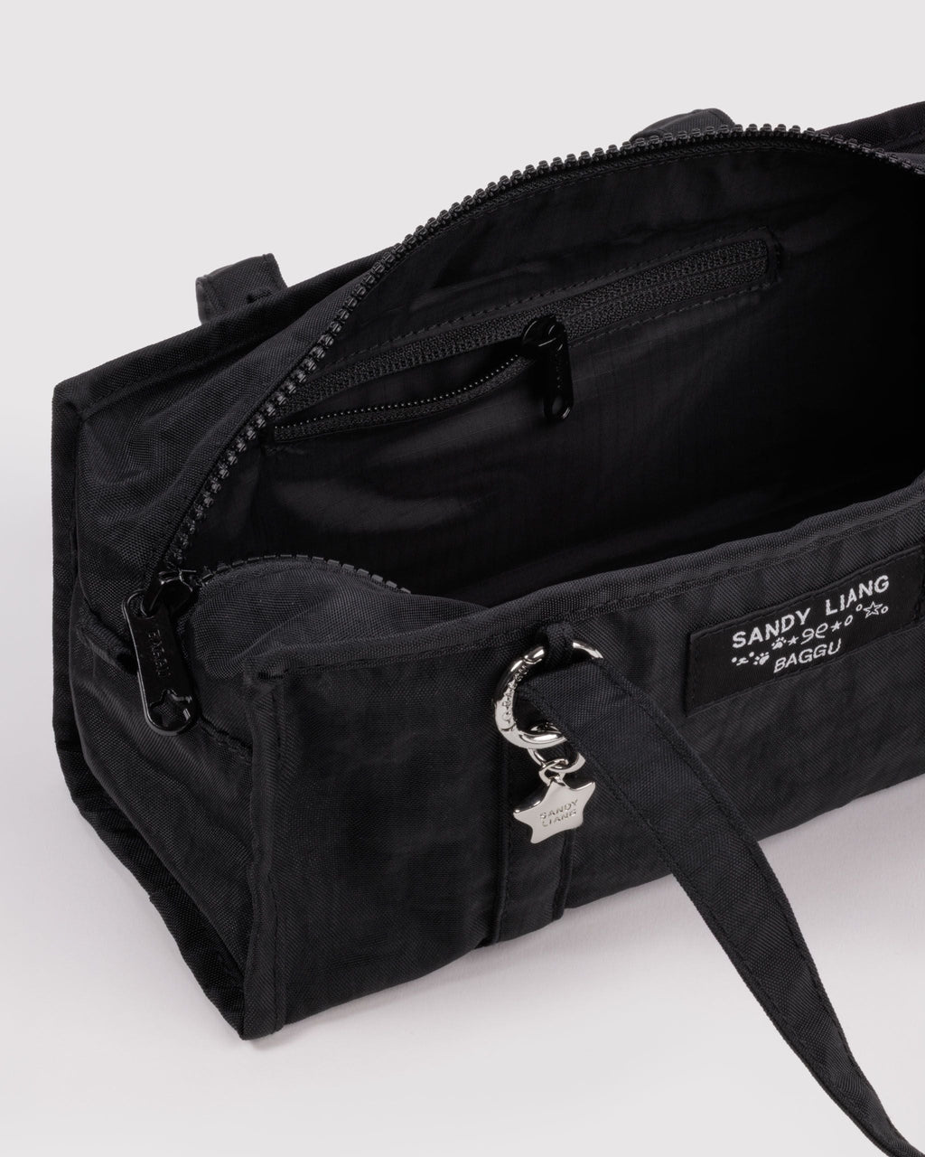 Mini Nylon Market Bag in Black - Reusable Everyday Carry
