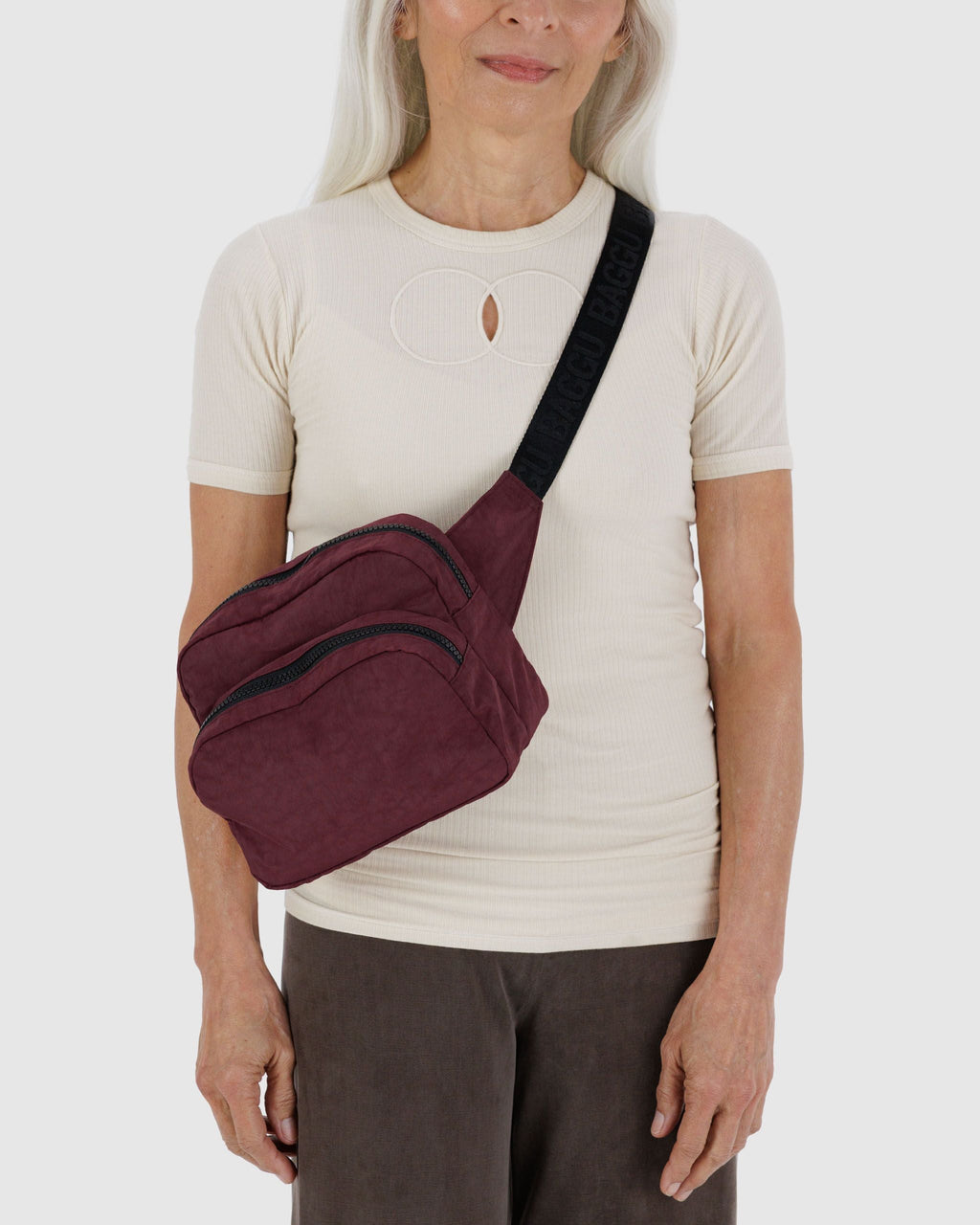 Fanny Pack in Mahogany - Compact Hands Free Carry