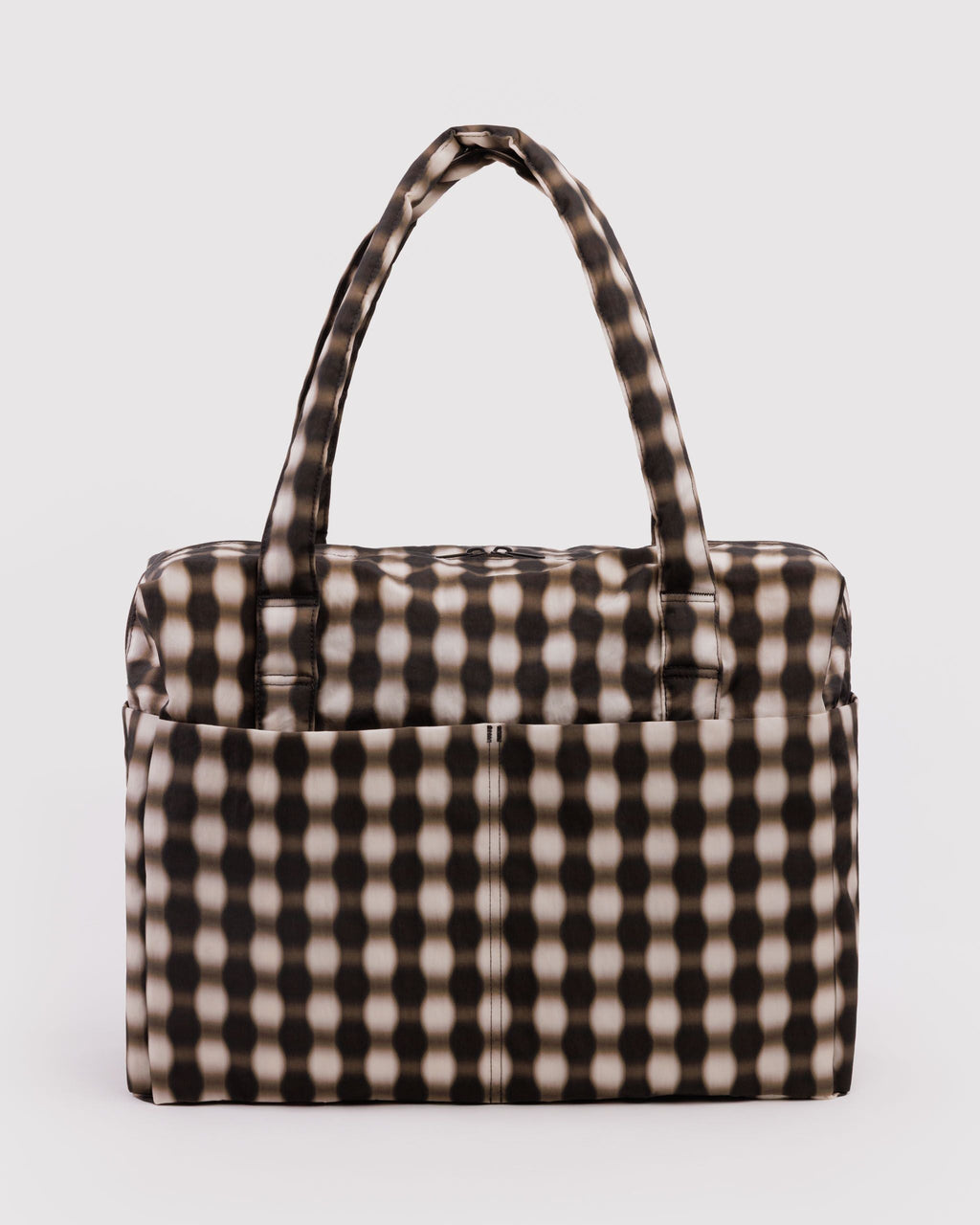 Cloud Carry-On - Blurred Gingham Brown