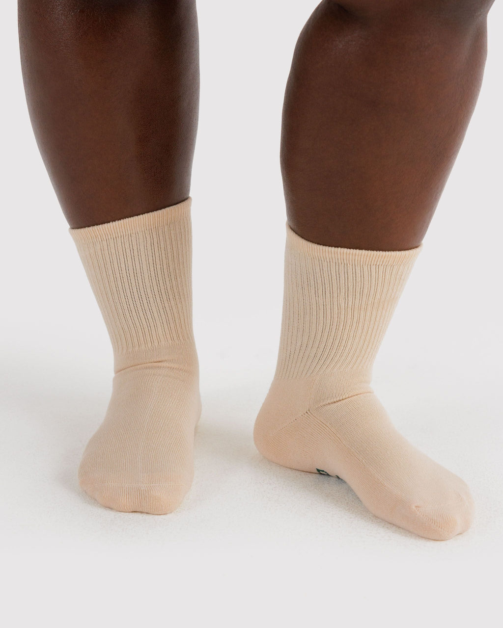 Ribbed Sock in Ecru - Comfortable Everyday Style
