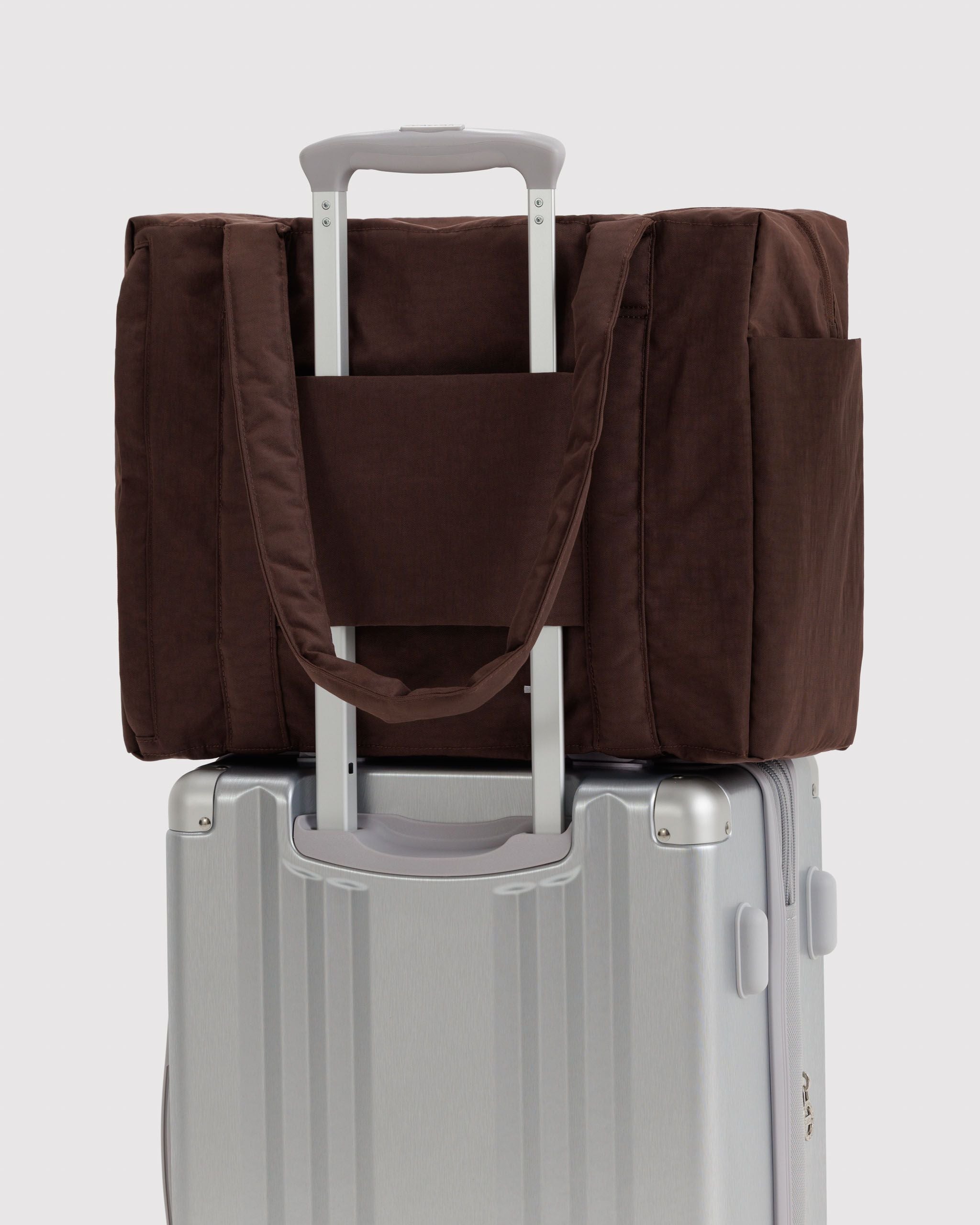 Small Cloud Carry-On in Coffee - Organized Travel Carry