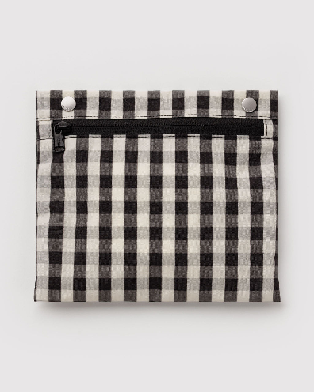 Everyday Cloud Bag in Black and Cream Gingham - Roomy Everyday Carry