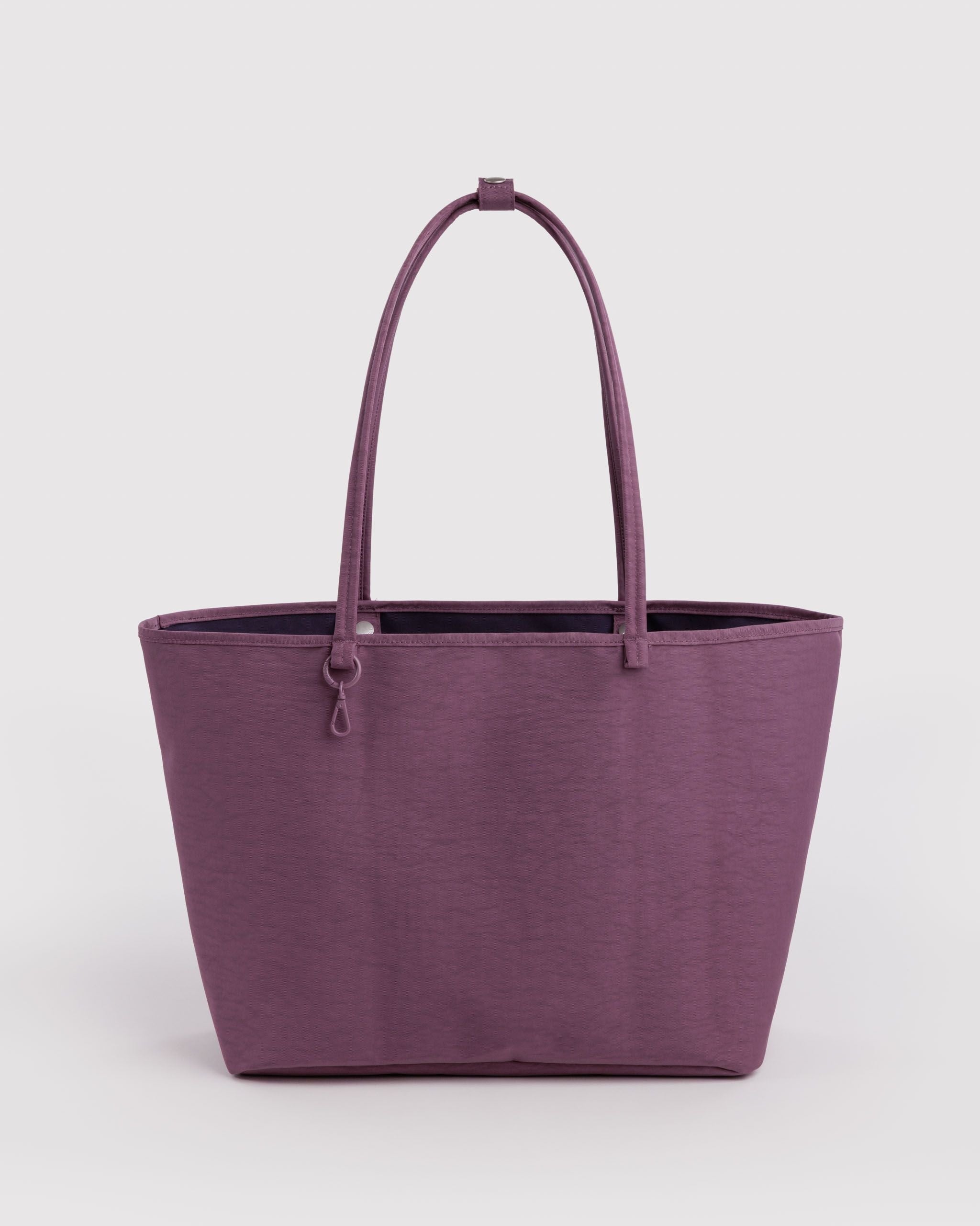 Large Nylon Reversible Tote - Wild Plum Mix