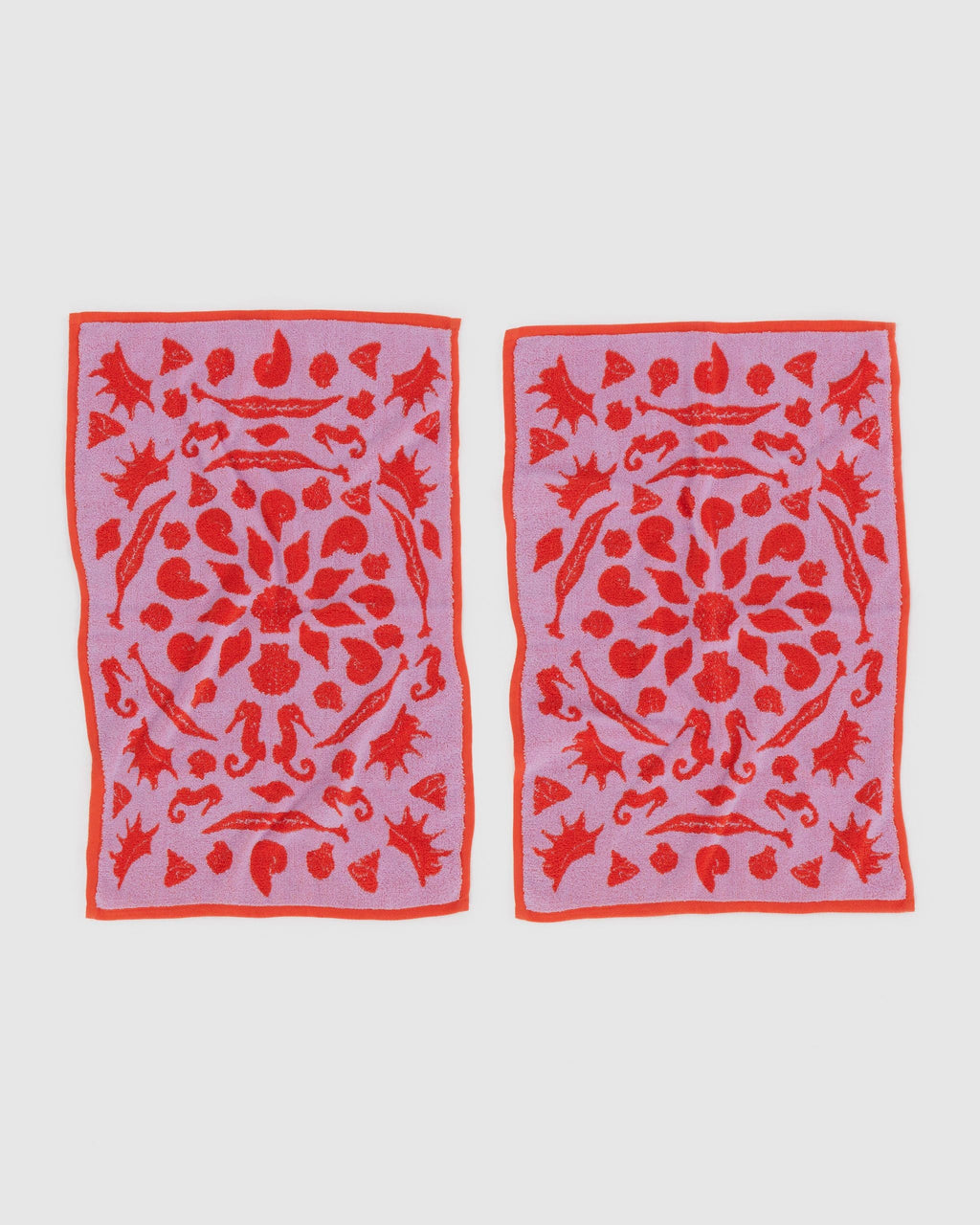 Hand Towel Set of 2 - Sea Shells
