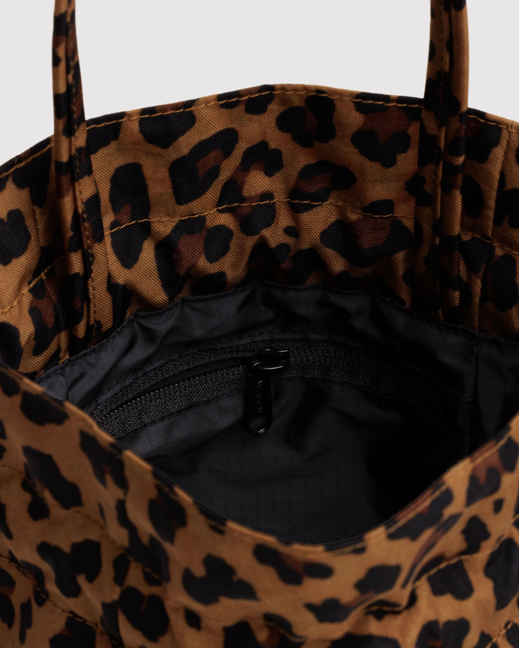 Nylon Drawstring Bag in Leopard - Hands Free Everyday Carry