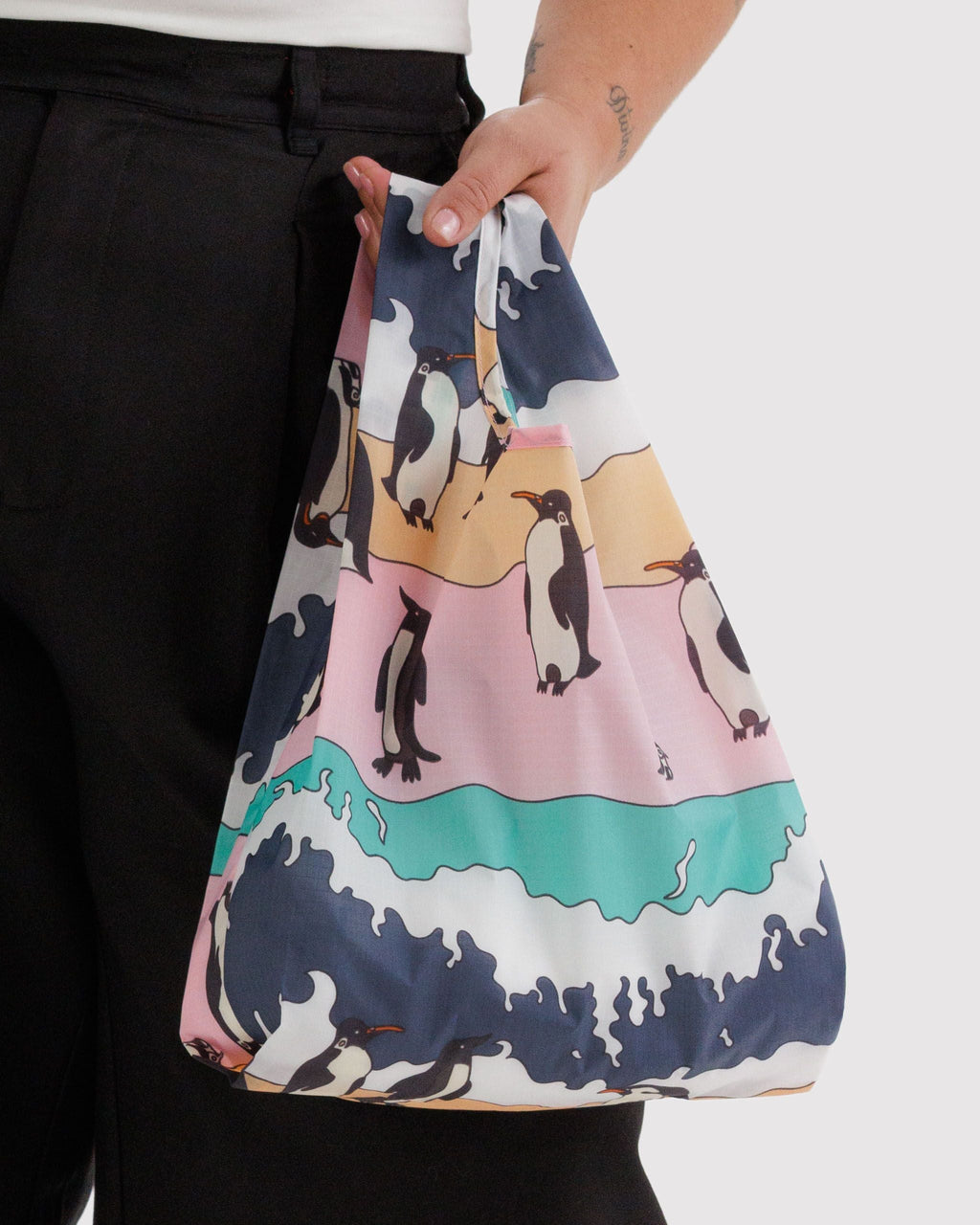 Baby Baggu in Penguin - Reusable Everyday Carry
