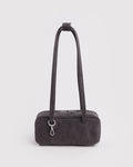 Small Denim Bowler Bag - Washed Black Denim