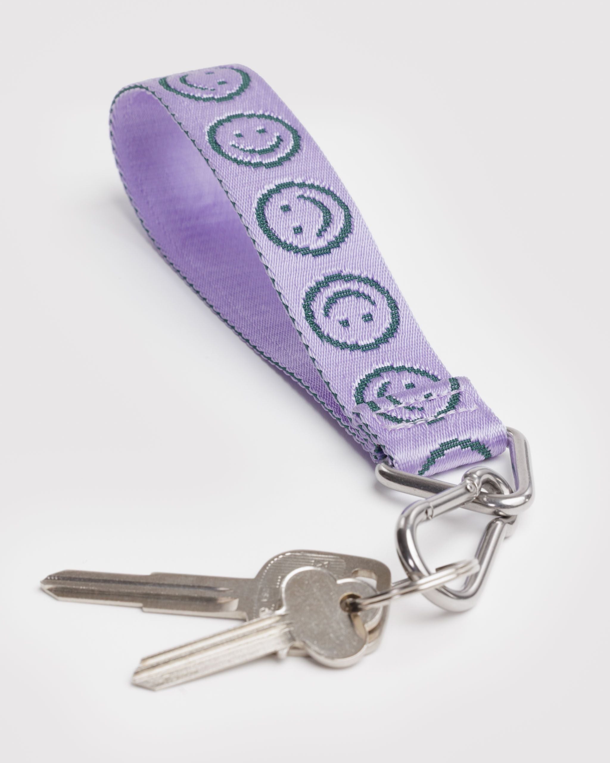 Logo Keychain in Lilac Happy - Playful Bag Accessory