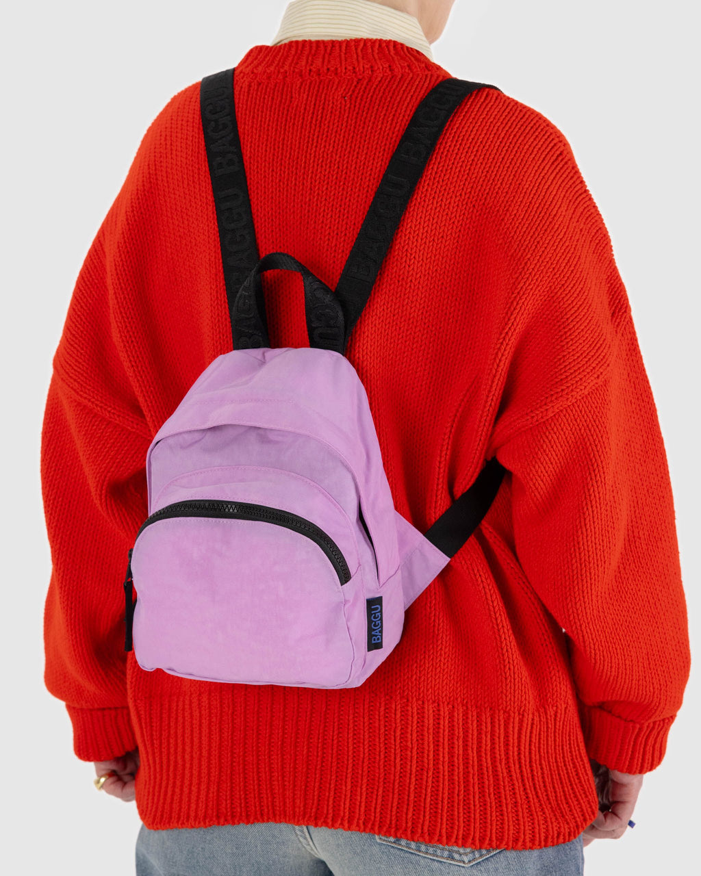 Mini Nylon Backpack in Peony - Comfortable Daily Carry