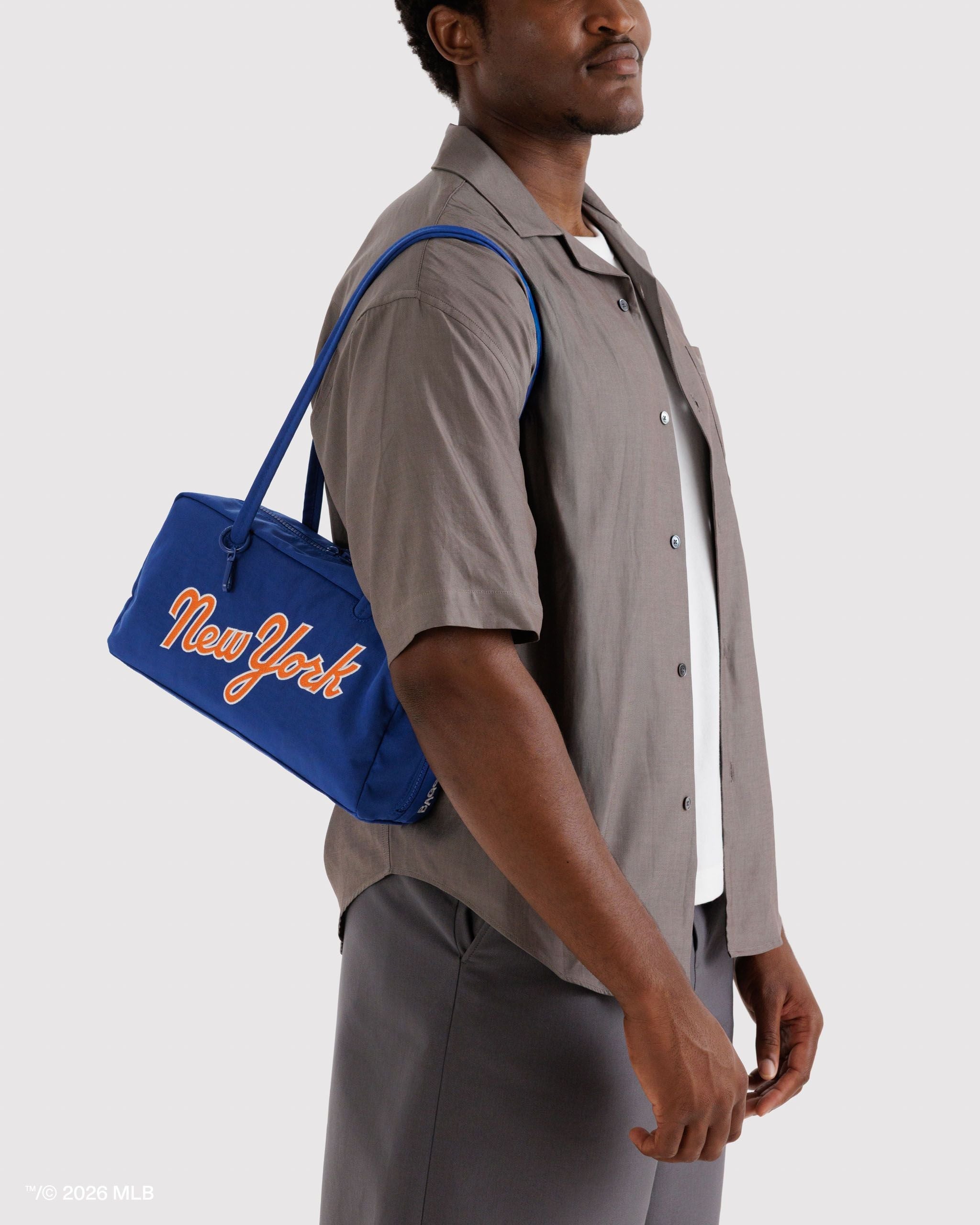 Nylon Bowler Bag in New York MetsTM - Hands Free Everyday Carry