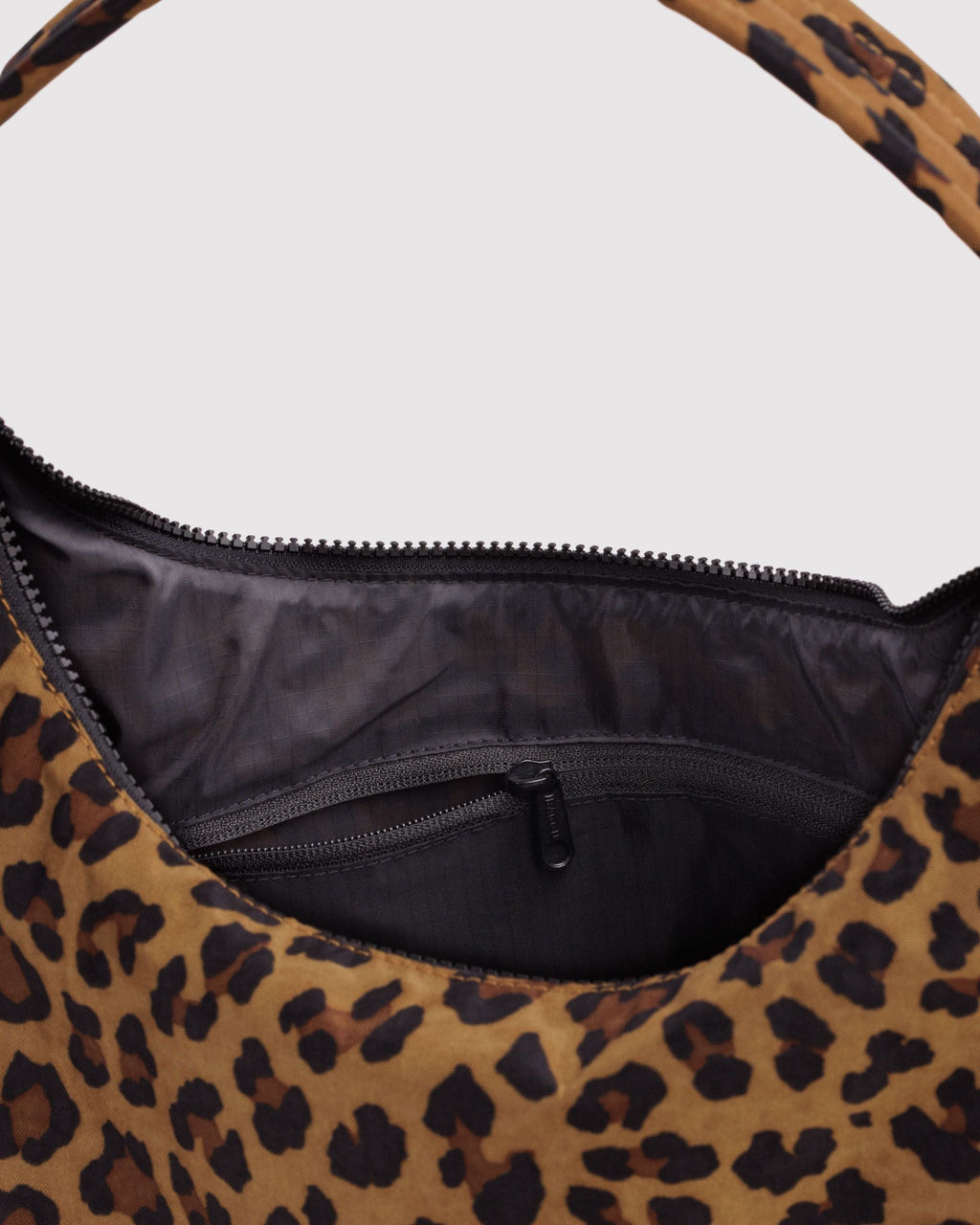 Nylon Shoulder Bag in Leopard - Hands Free Everyday Carry