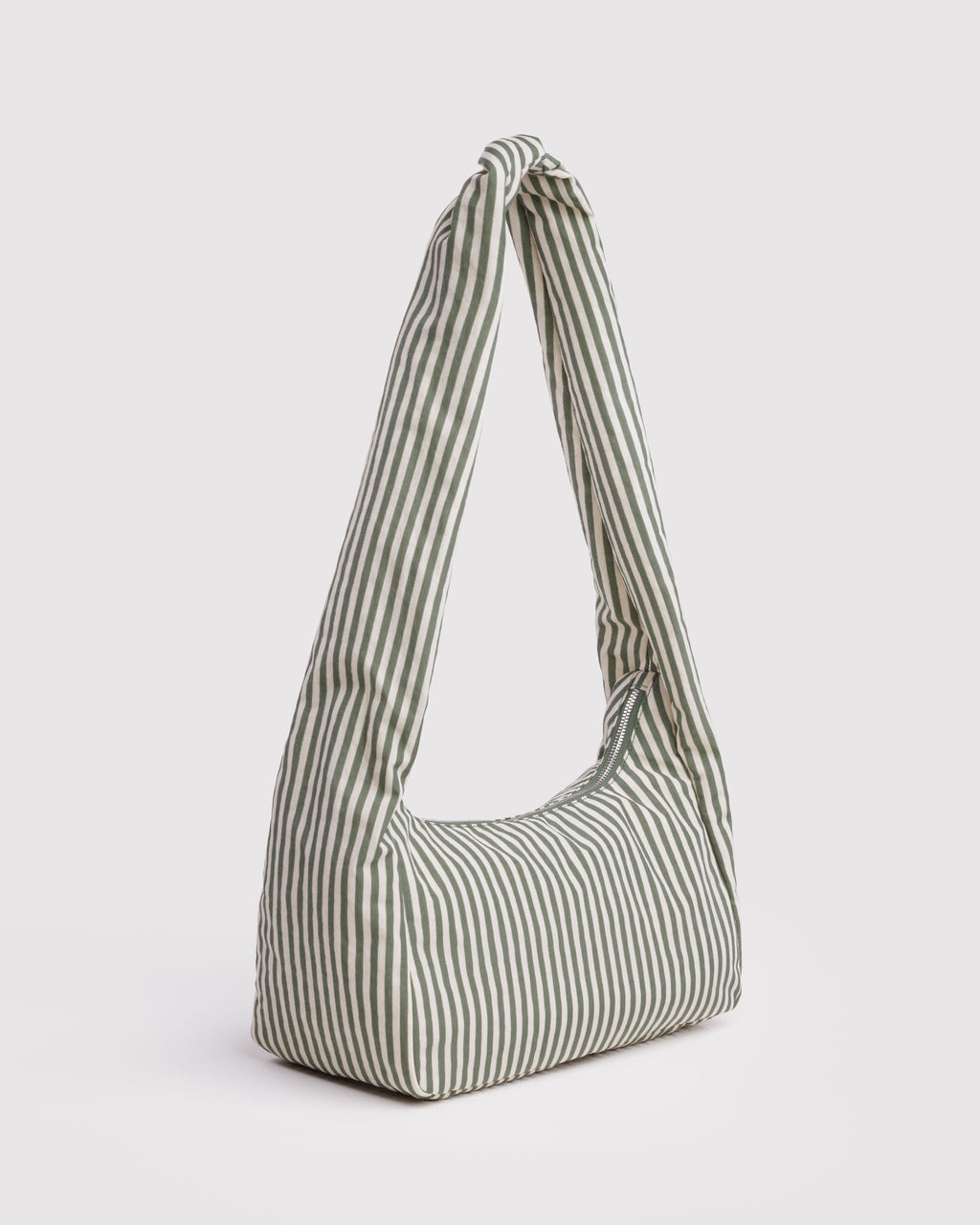 Nylon Meringue Bag in Sage Stripe - Hands Free Everyday Carry