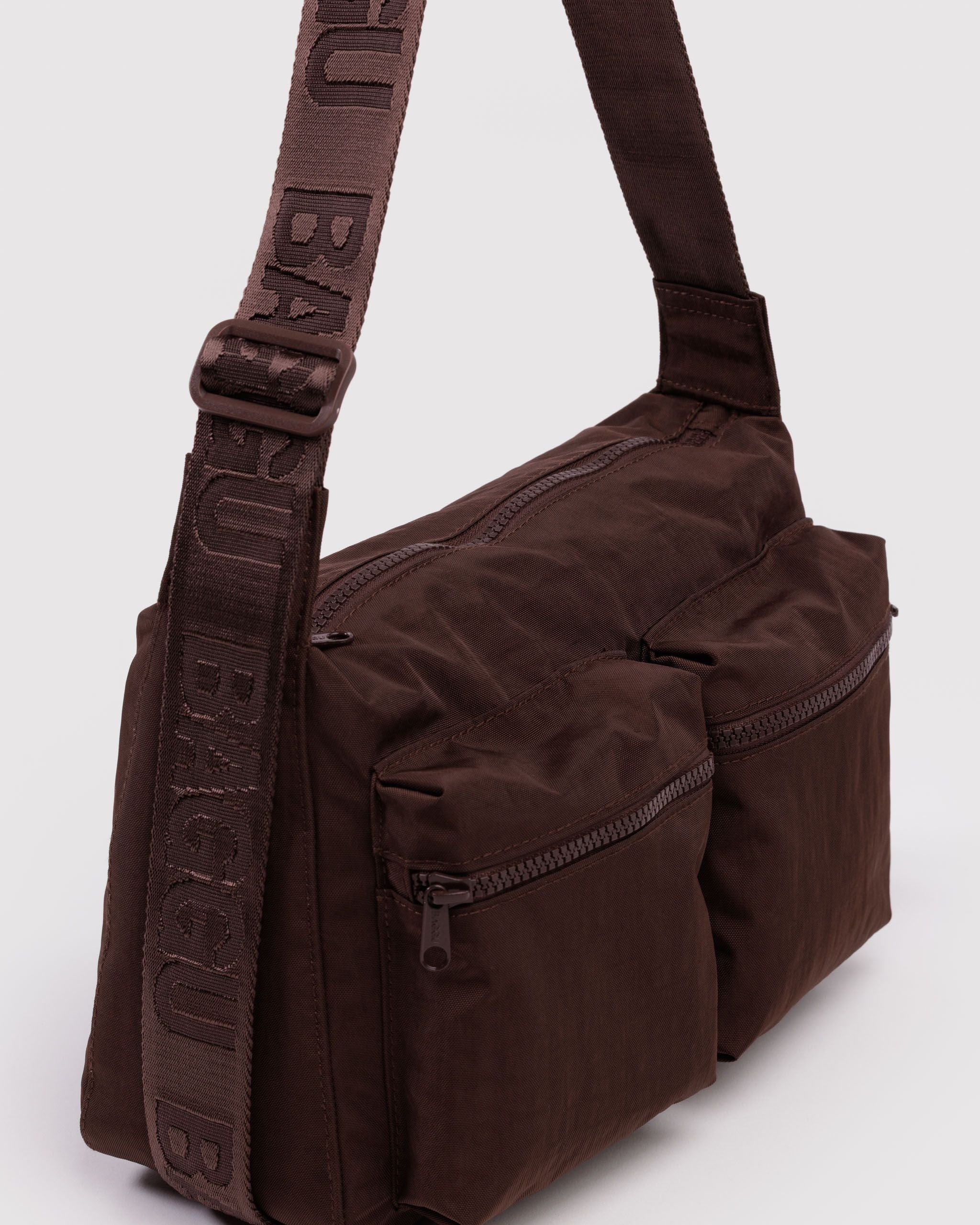 Medium Cargo Crossbody in Coffee - Hands Free Everyday Carry