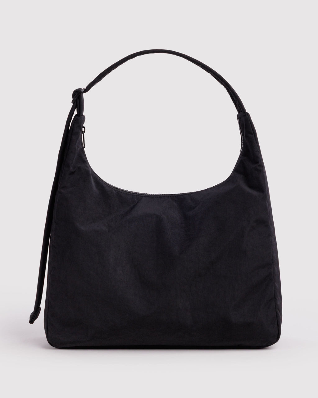 Nylon Shoulder Bag - Black