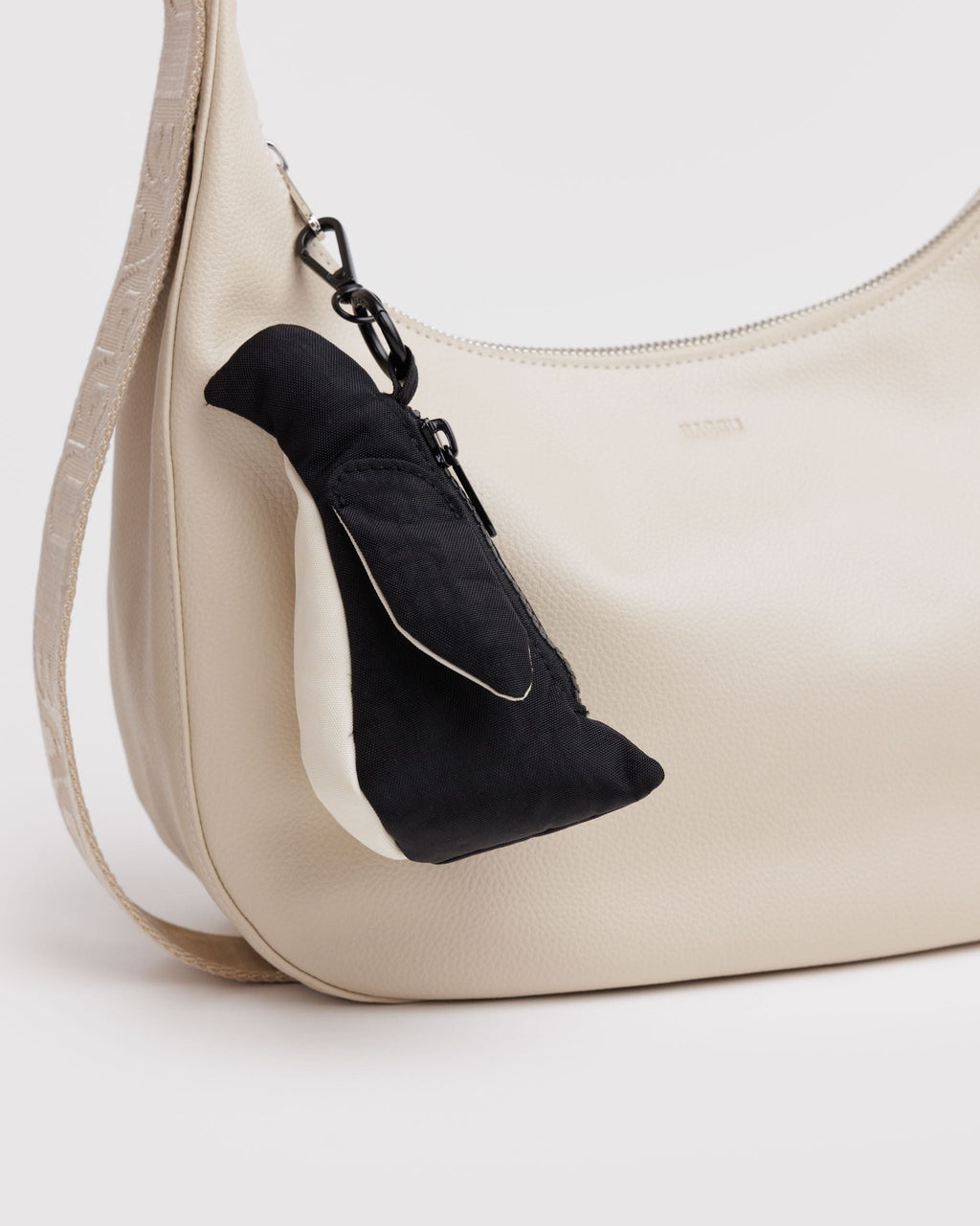 Penguin Charm in Black and White - Playful Bag Accessory