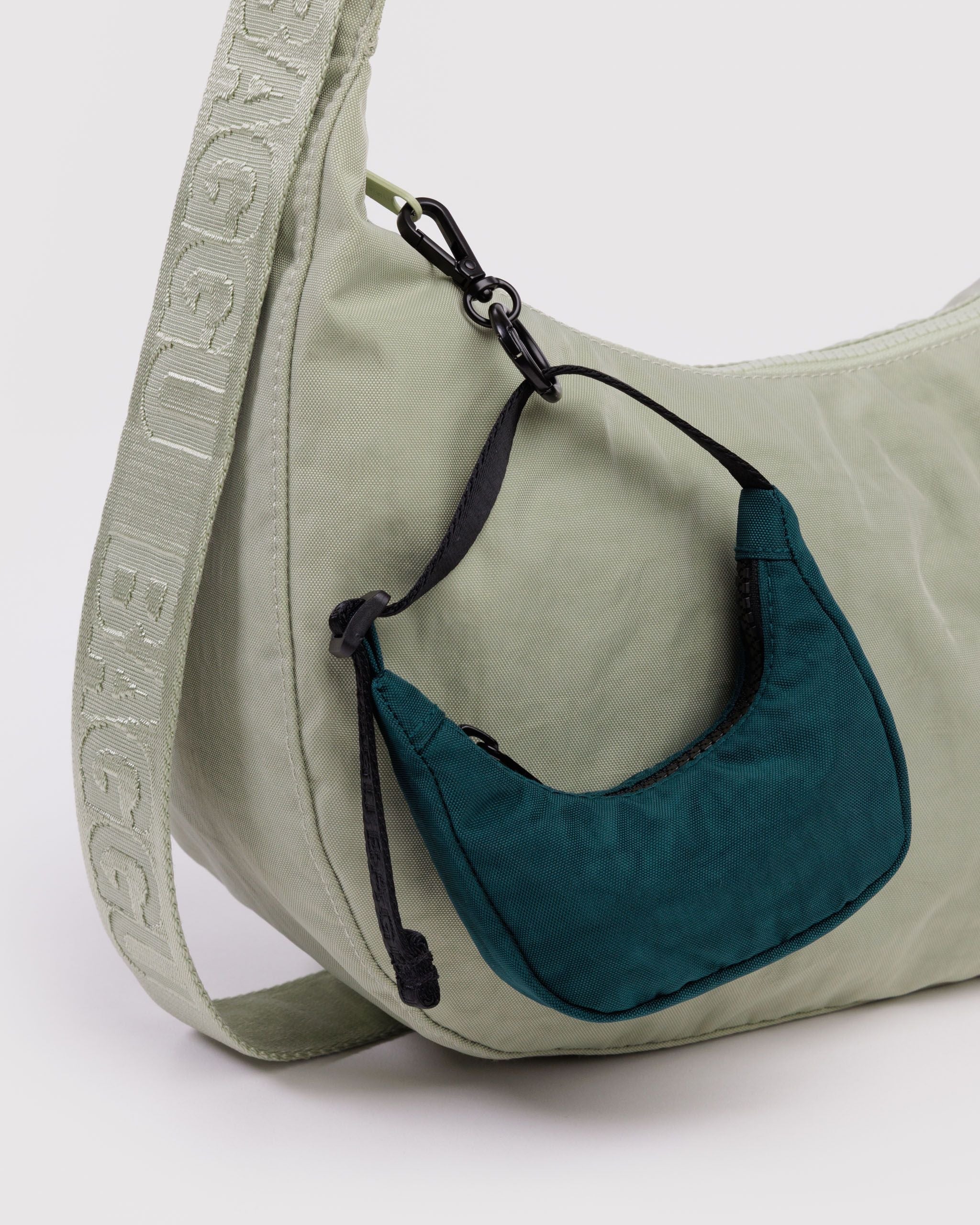 Crescent Bag Charm in Deep Sea - Playful Bag Accessory