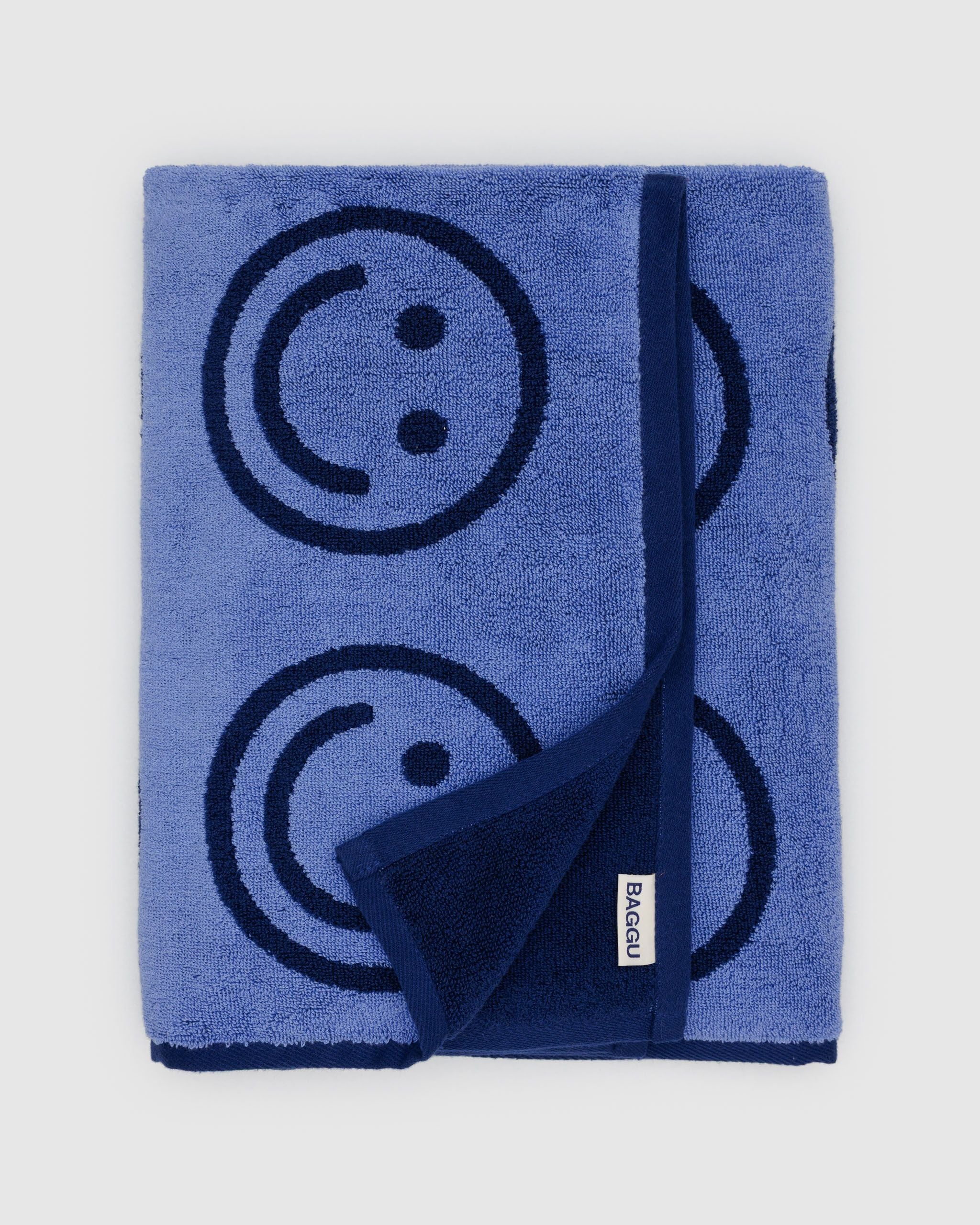 Bath Towel in Happy Blue - Soft Everyday Essential