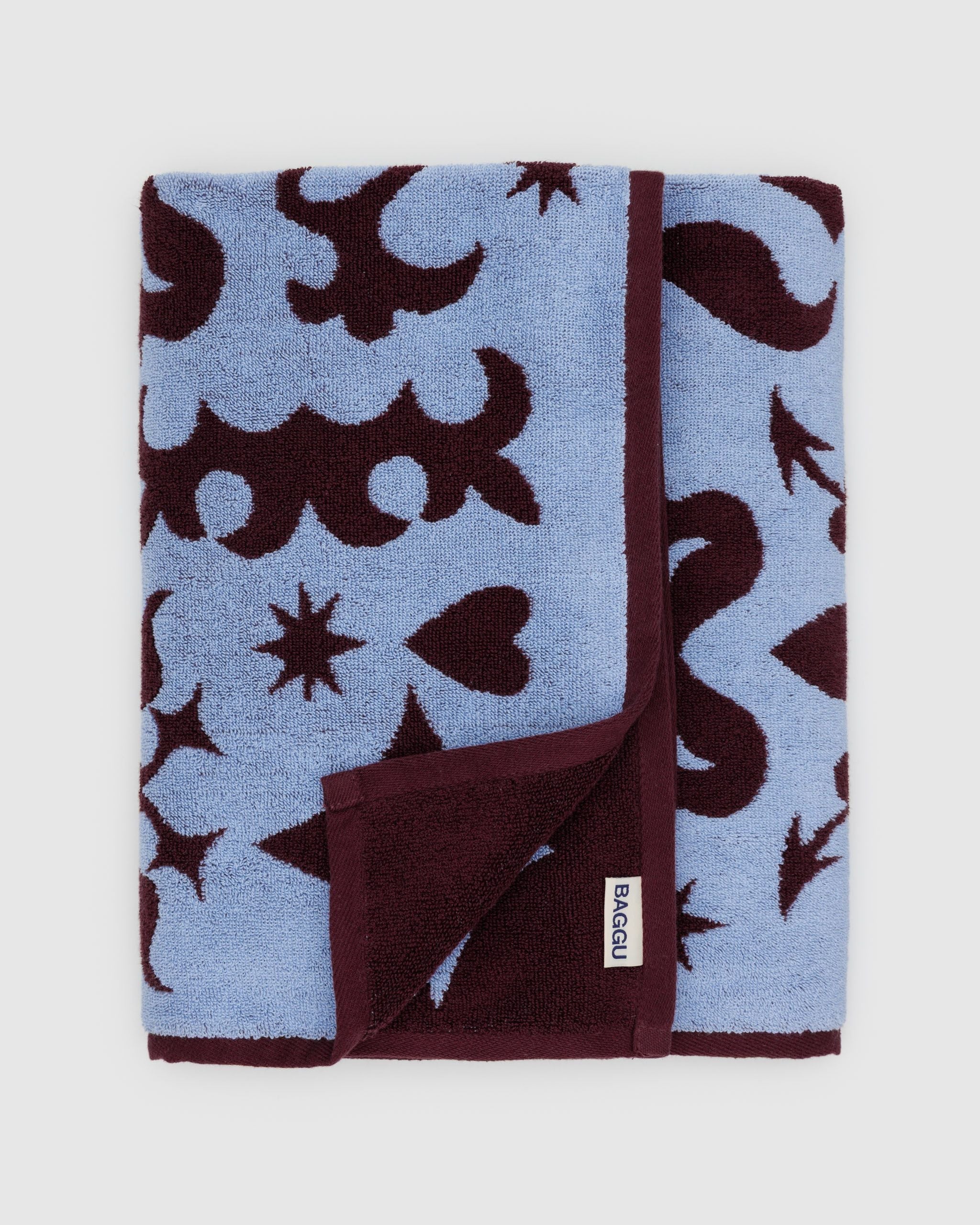 Bath Towel in Western Cut Outs - Soft Everyday Essential