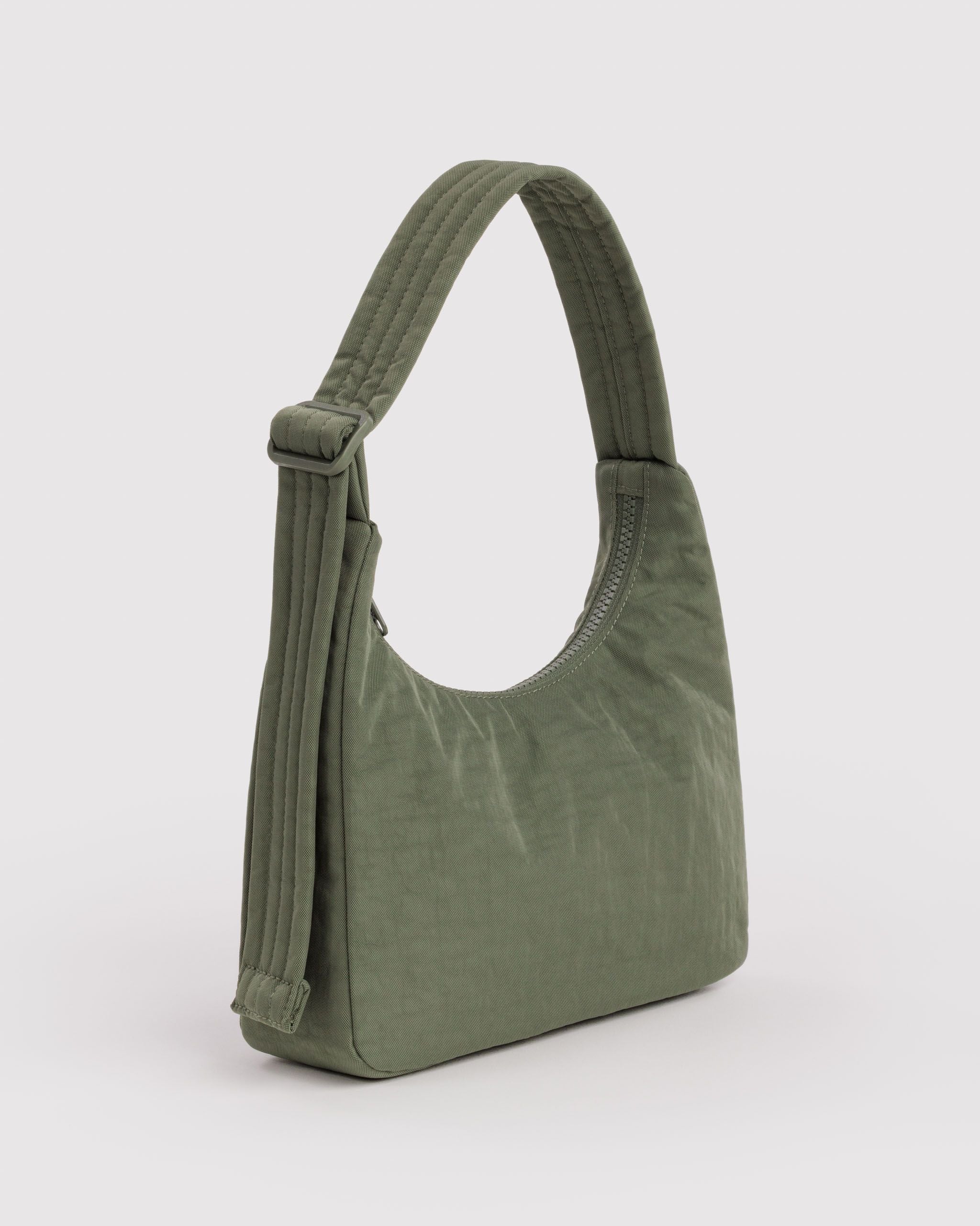 Mini Nylon Shoulder Bag in Caper - Hands Free Everyday Carry