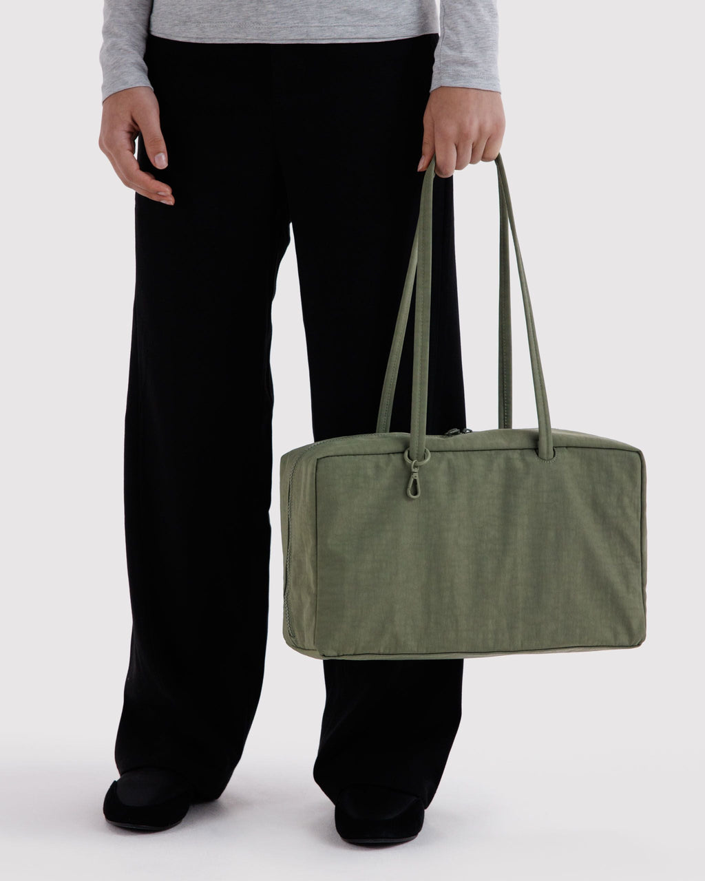 Medium Nylon Bowler Bag in Caper - Hands Free Everyday Carry