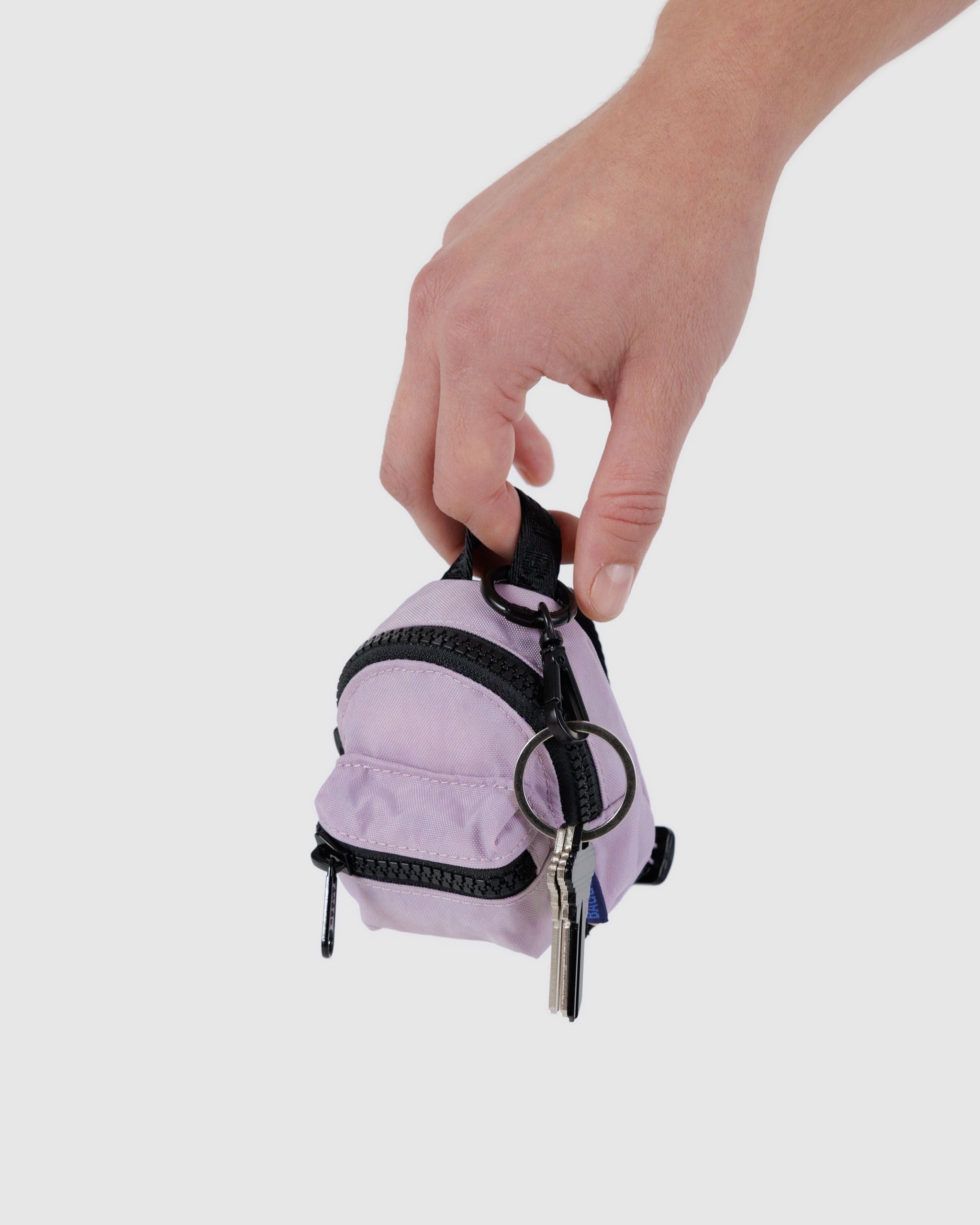 Backpack Charm in Dusty Pink - Playful Bag Accessory
