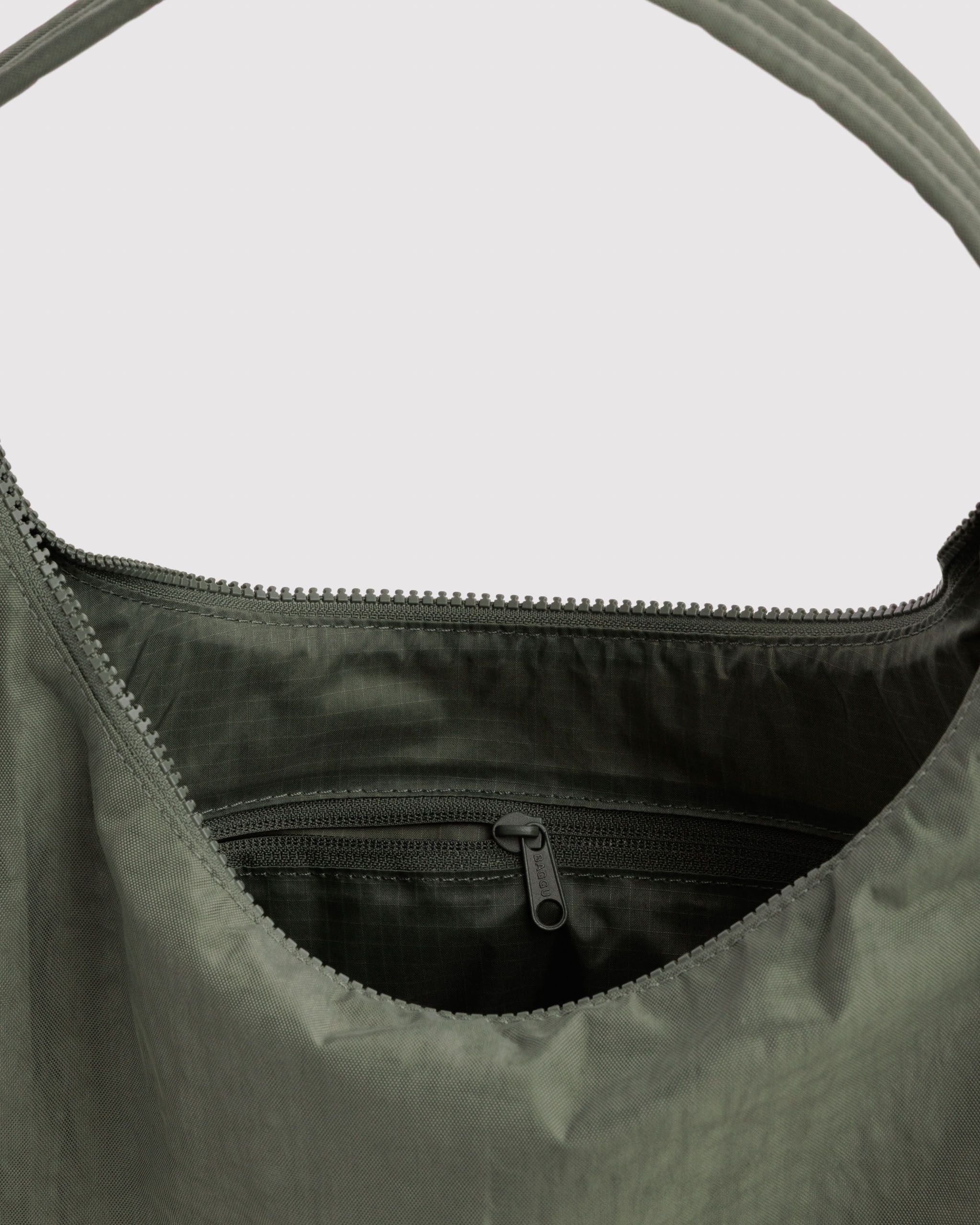 Nylon Shoulder Bag in Caper - Hands Free Everyday Carry