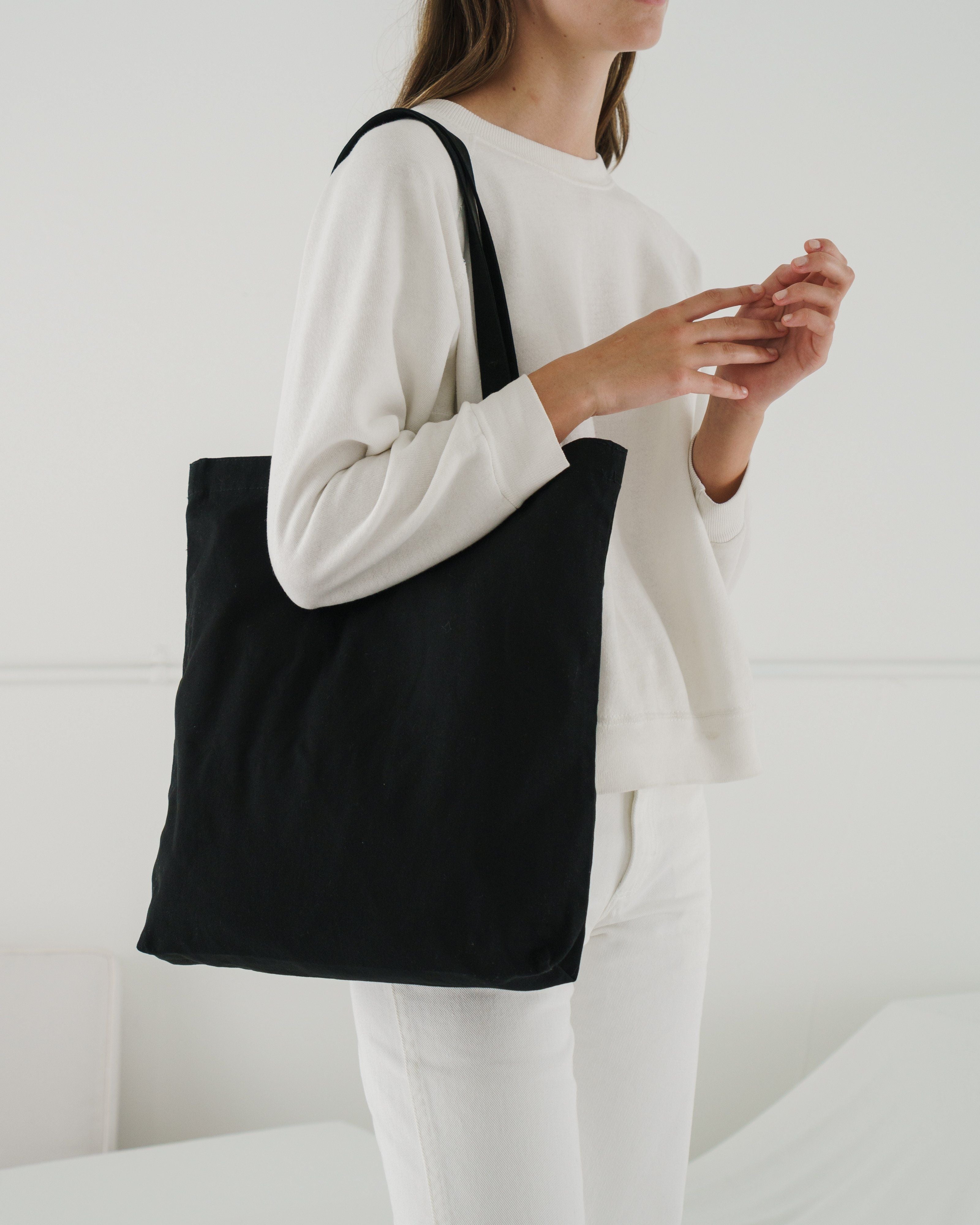Merch Tote in Black - Roomy Everyday Carry