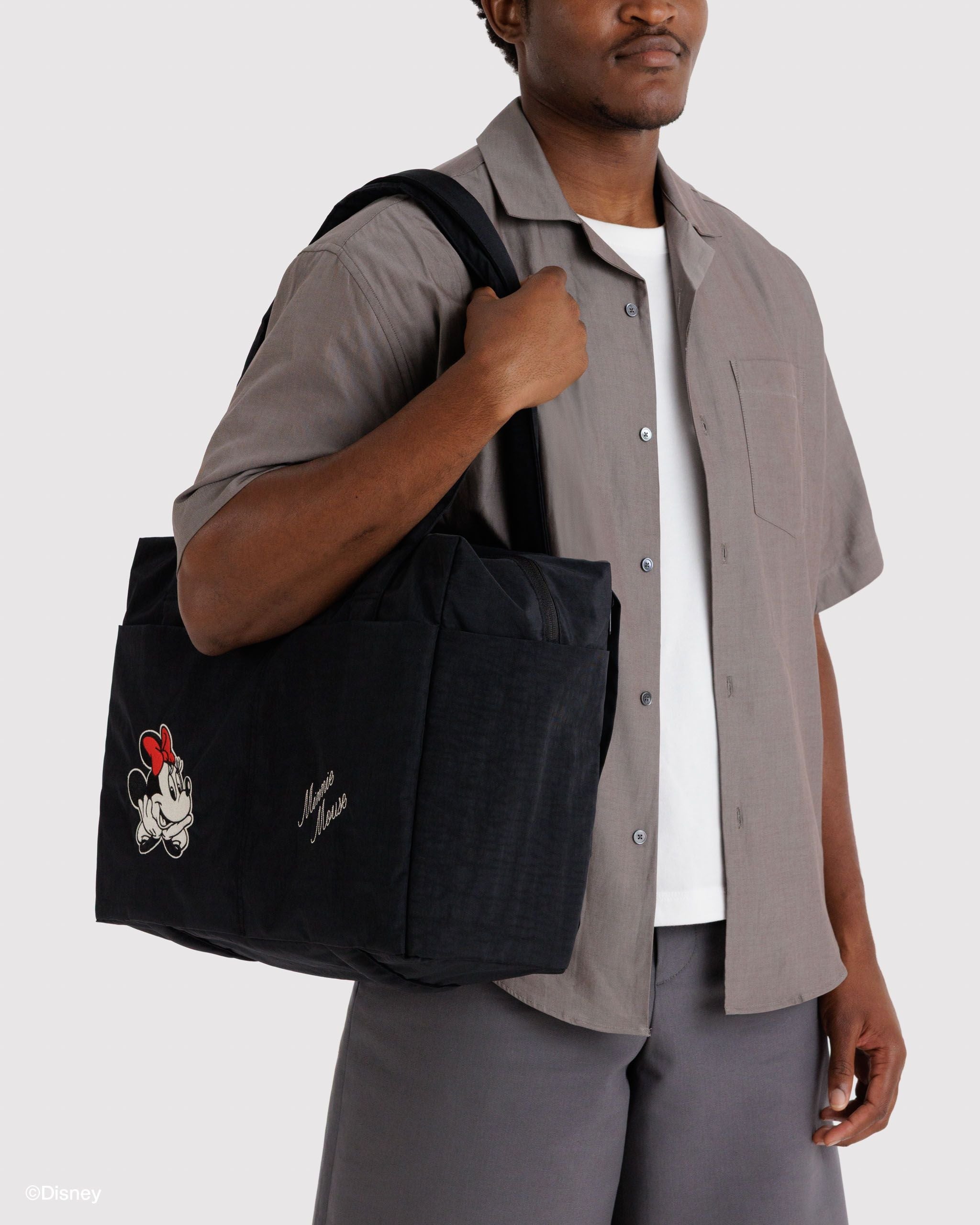 Small Cloud Carry-On in Embroidered Minnie Mouse