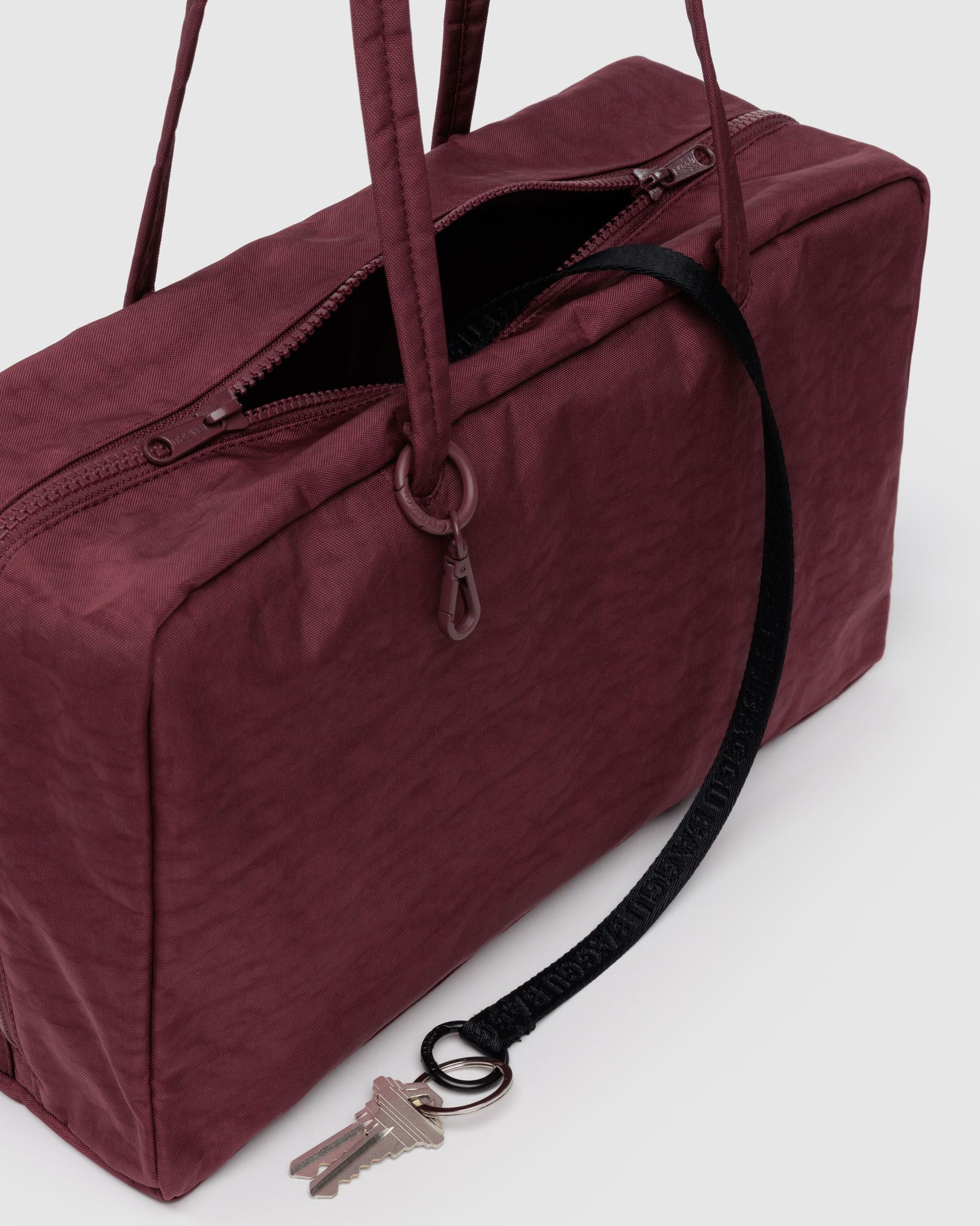 Medium Nylon Bowler Bag - Sale in Mahogany - Hands Free Everyday Carry