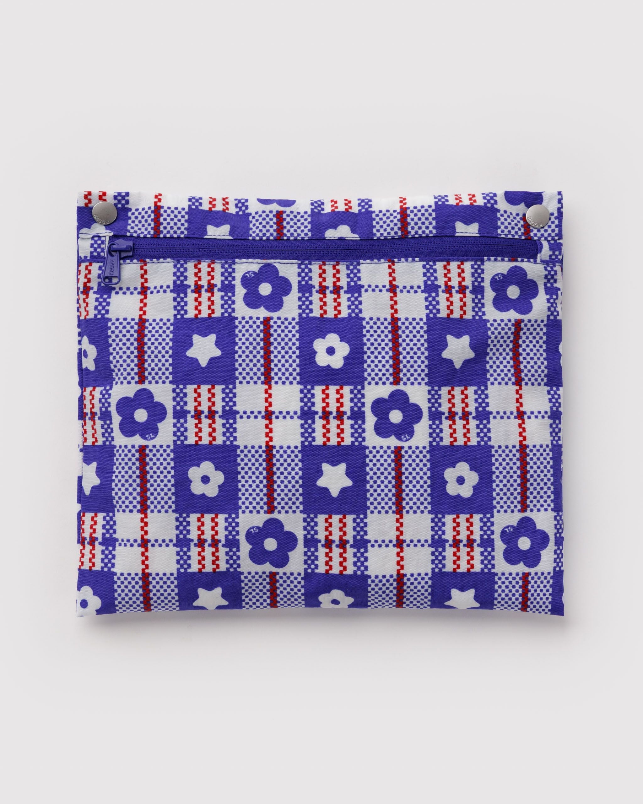 Cloud Carry-On in Market Plaid Blue - Organized Travel Carry