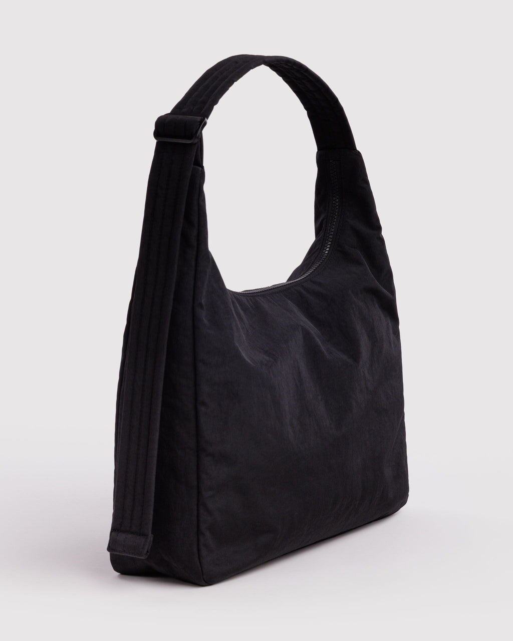 Nylon Shoulder Bag in Black - Hands Free Everyday Carry