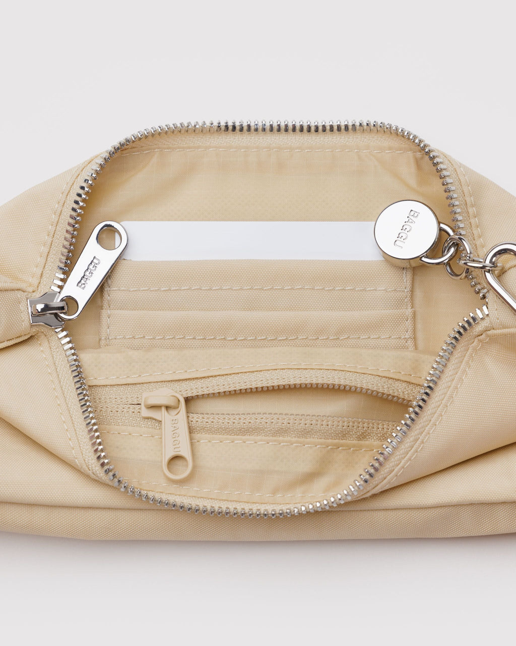 Nylon Pochette - Sale in Custard - Hands Free Everyday Carry