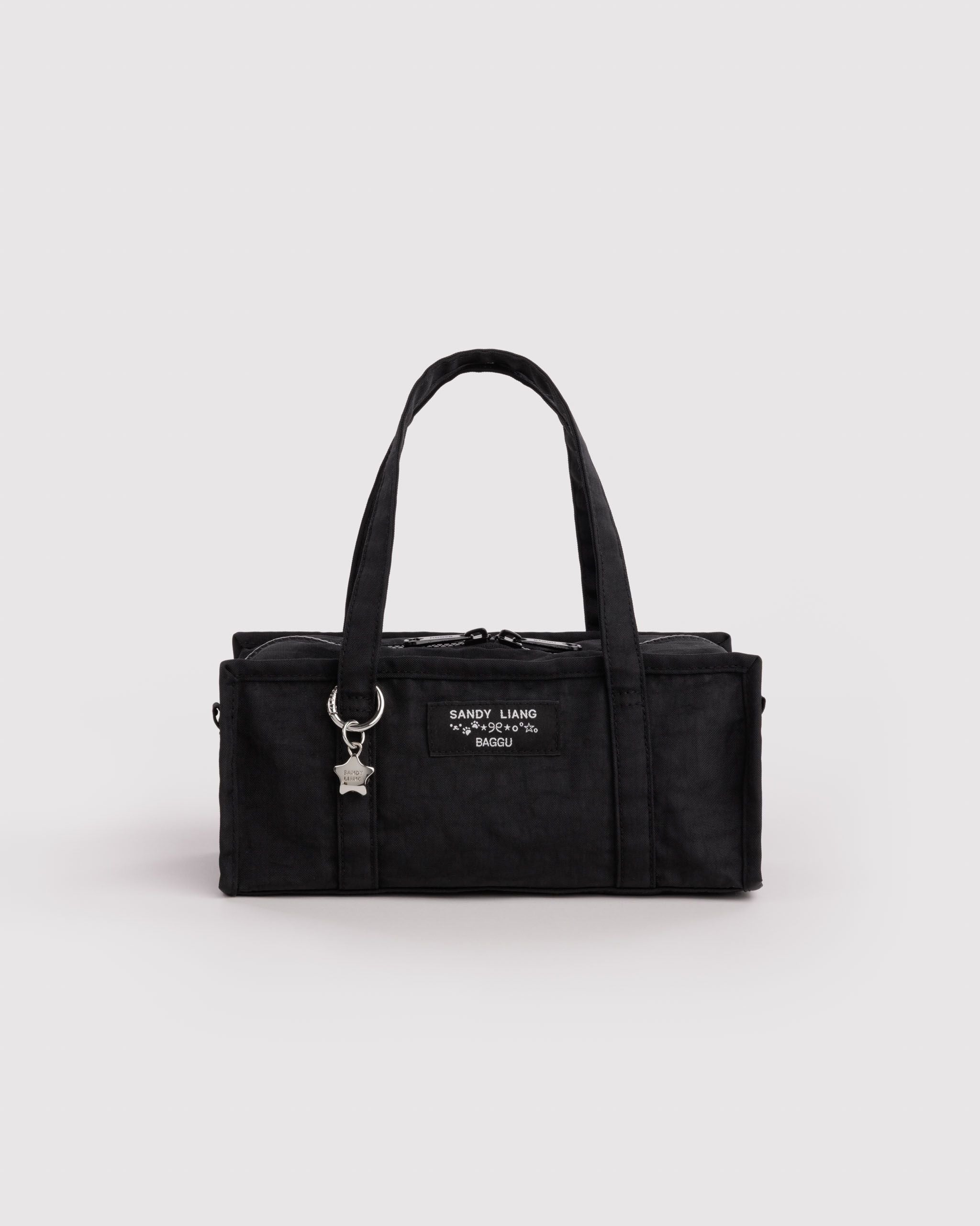 Mini Nylon Market Bag - Black