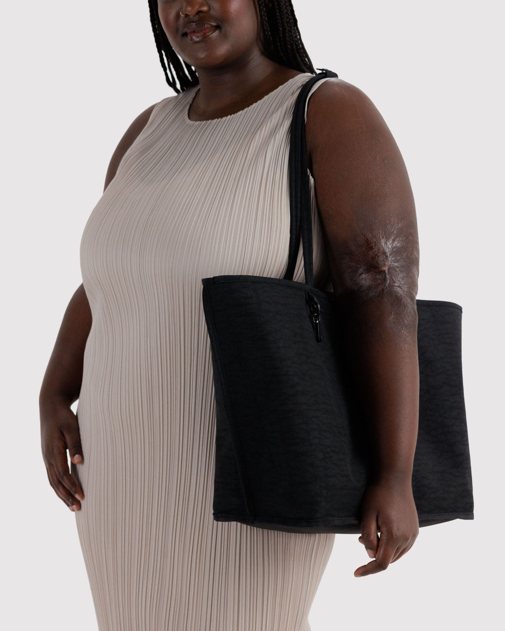 Large Nylon Reversible Tote in Leopard Mix - Roomy Everyday Carry
