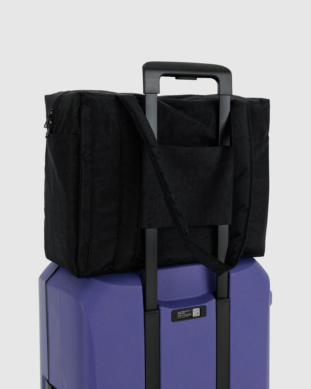 Small Cloud Carry-On in Black - Organized Travel Carry
