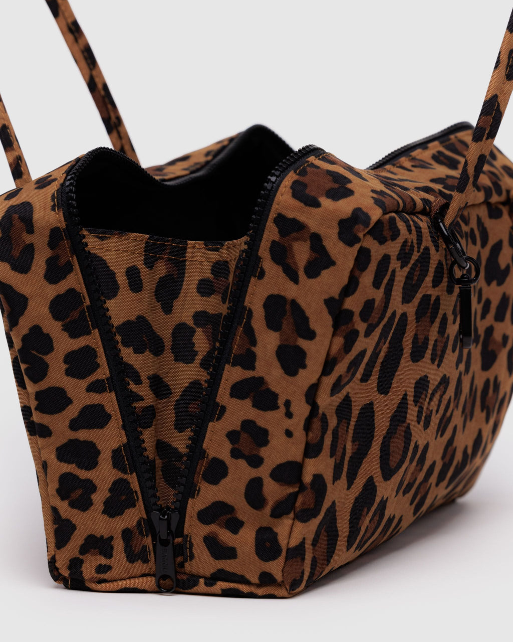Nylon Bowler Bag in Leopard - Hands Free Everyday Carry