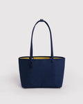 Medium Nylon Reversible Tote - Navy Mix