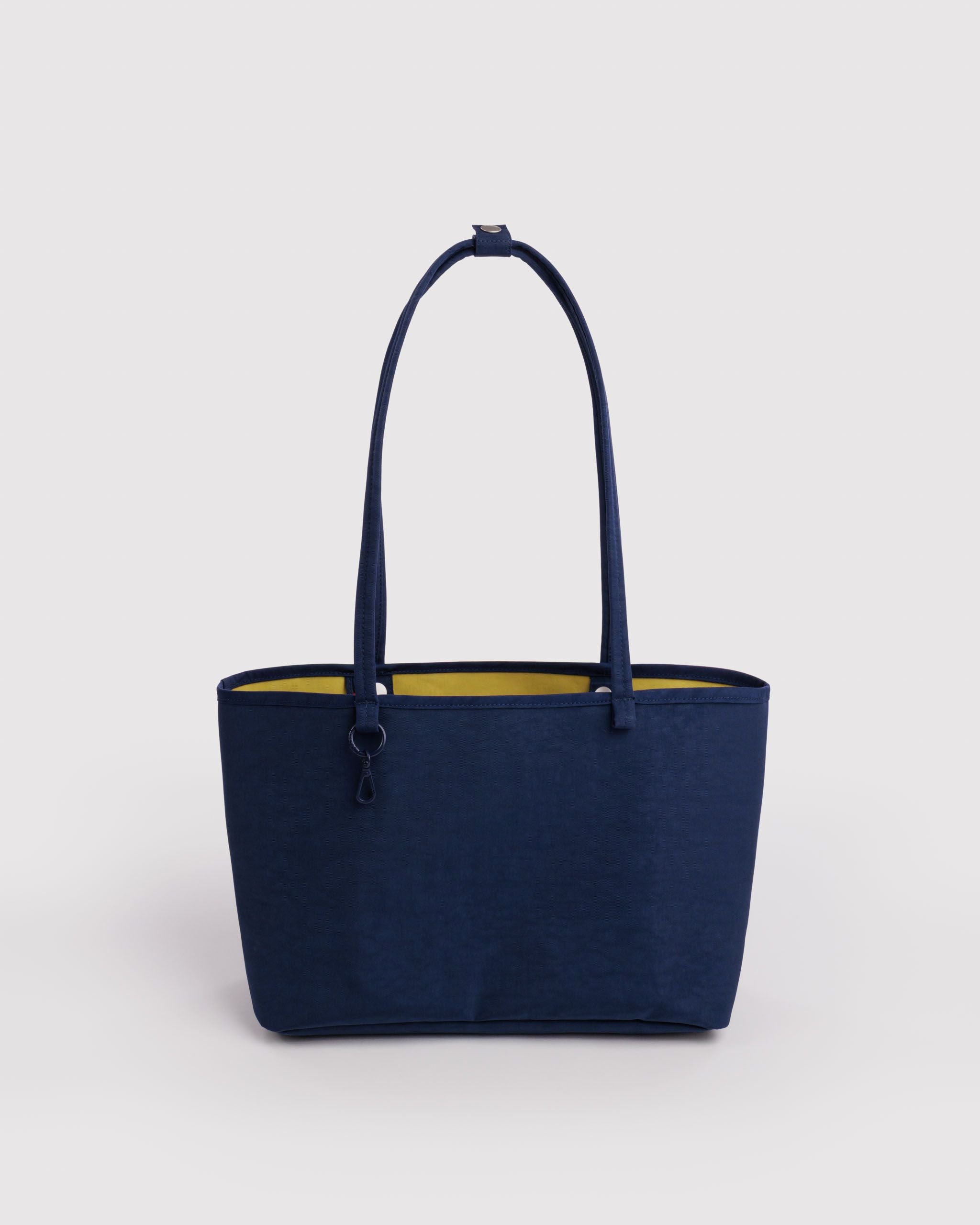 Medium Nylon Reversible Tote - Navy Mix