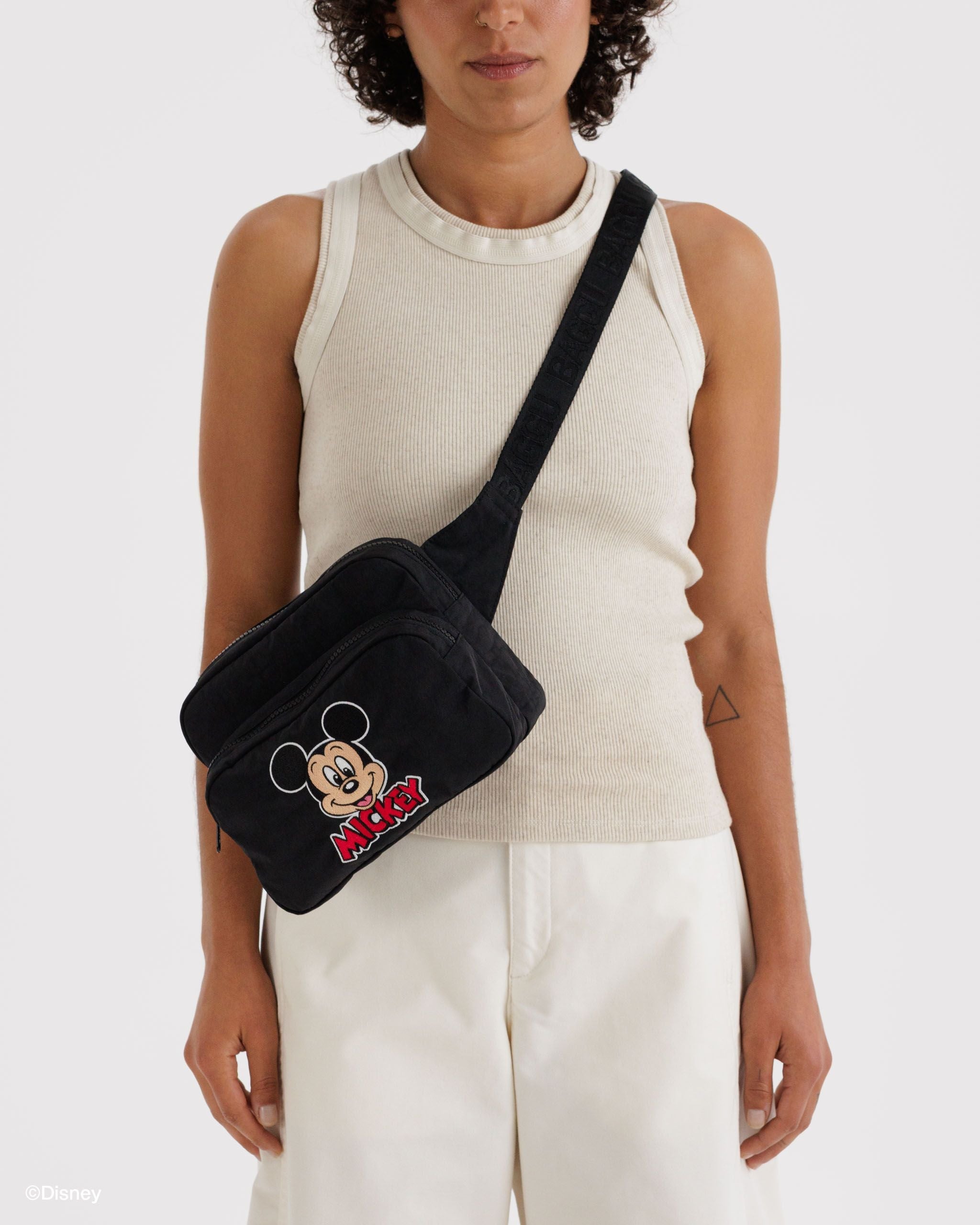 Fanny Pack in Embroidered Mickey Mouse Club - Compact Hands Free Carry