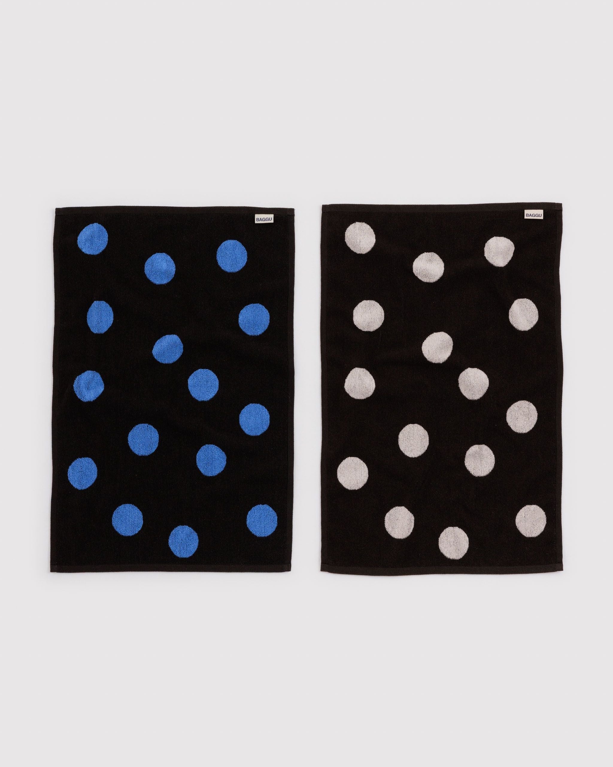 Hand Towel Set of 2 in Polka Dot Mix - Soft Everyday Essential