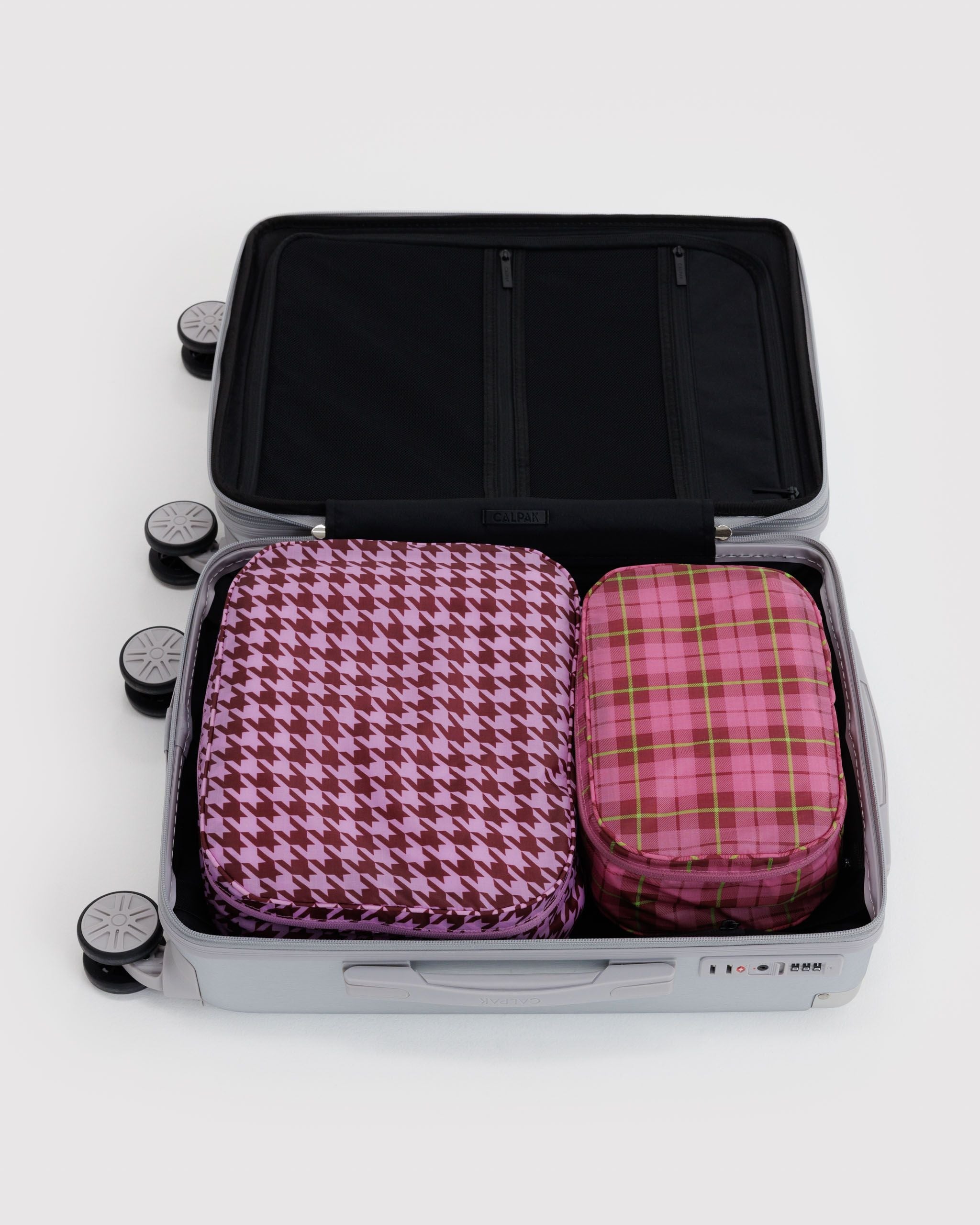 Packing Cube Set in Check Mix - Easy Packing and Storage