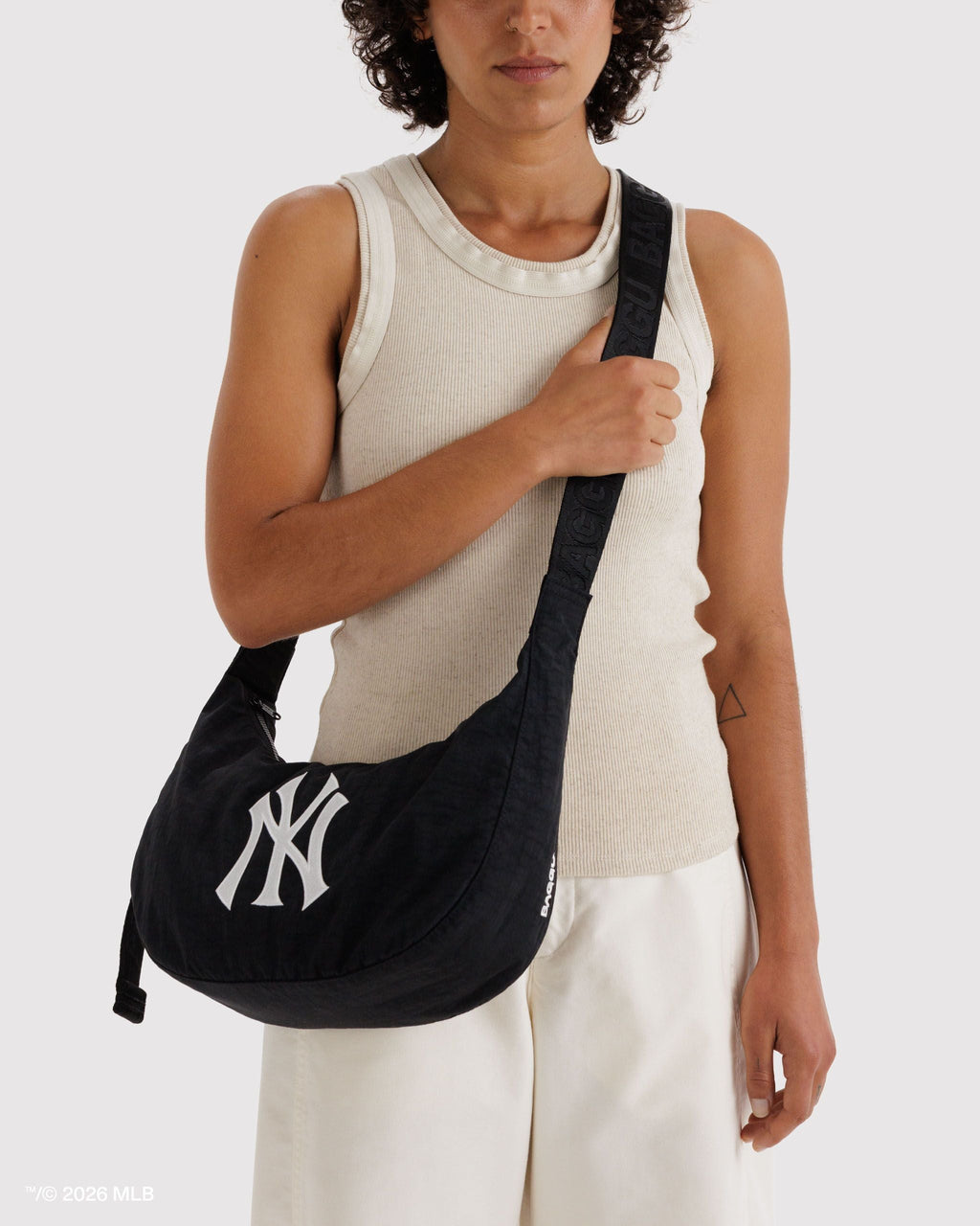 Medium Nylon Crescent Bag in New York YankeesTM