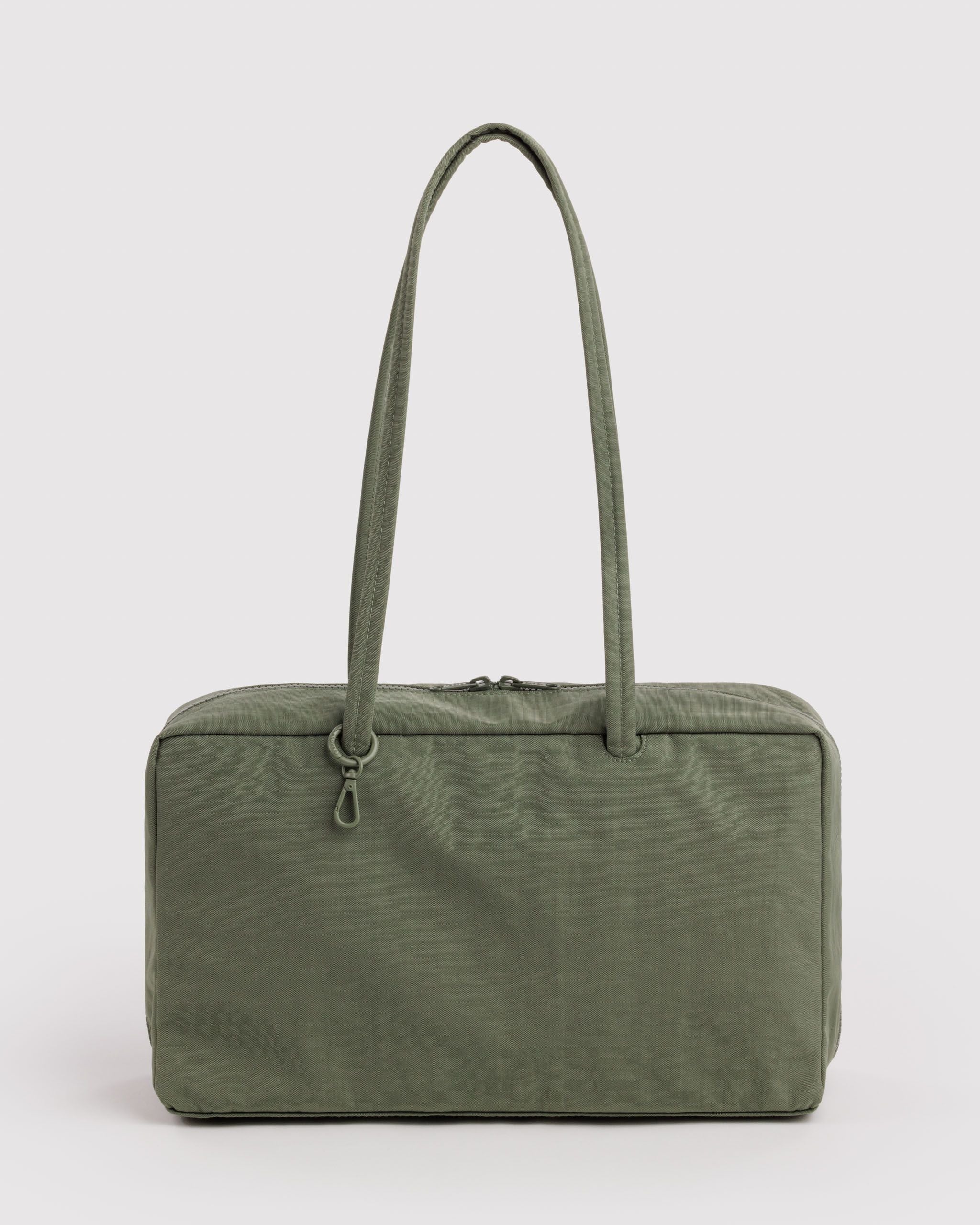 Medium Nylon Bowler Bag - Caper