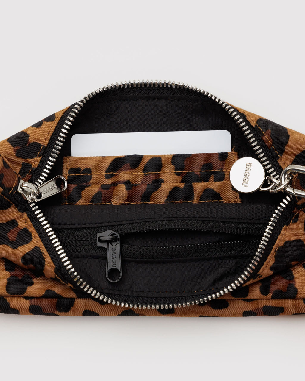 Nylon Pochette in Leopard - Hands Free Everyday Carry