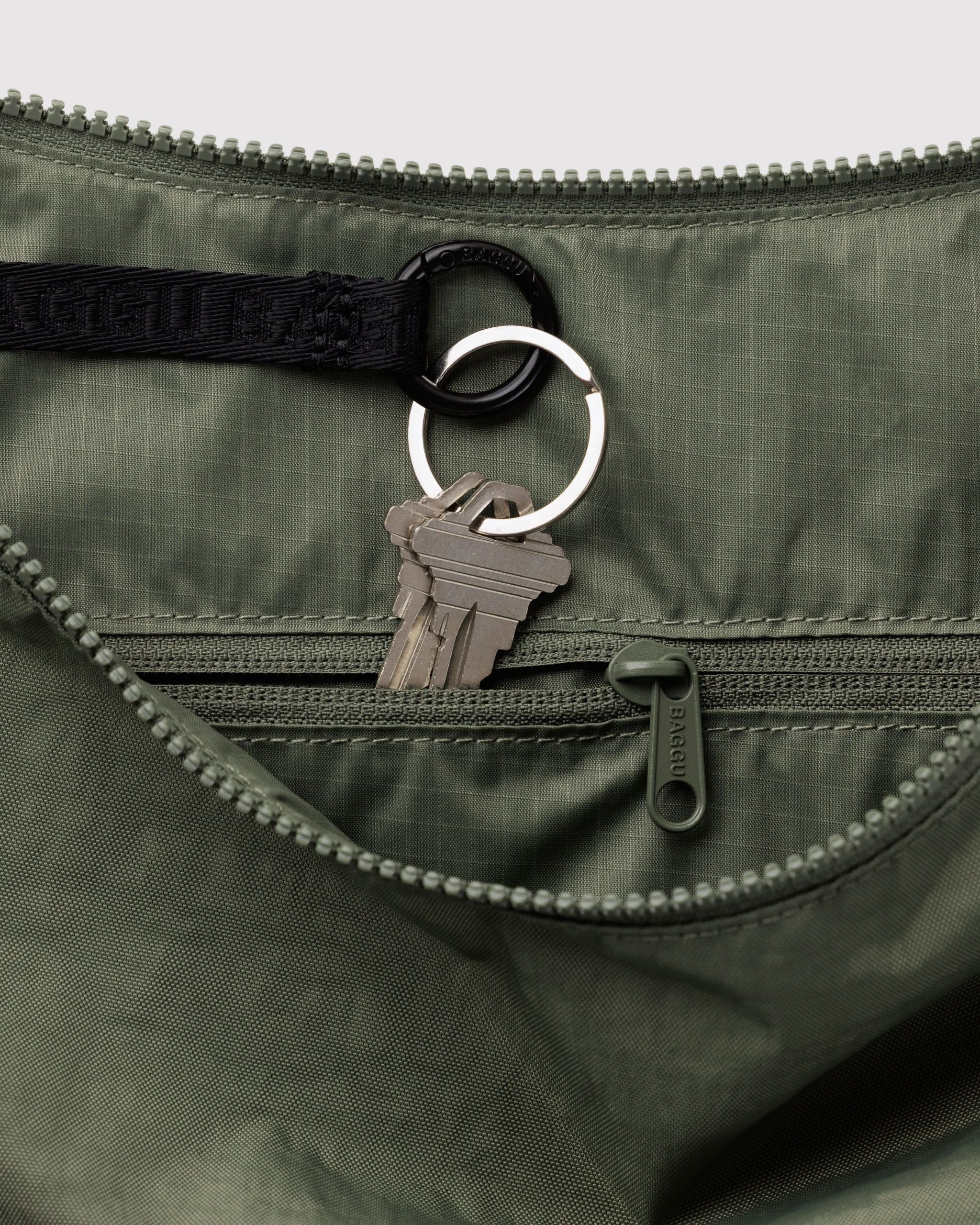 Large Nylon Crescent Bag in Caper - Hands Free Everyday Carry
