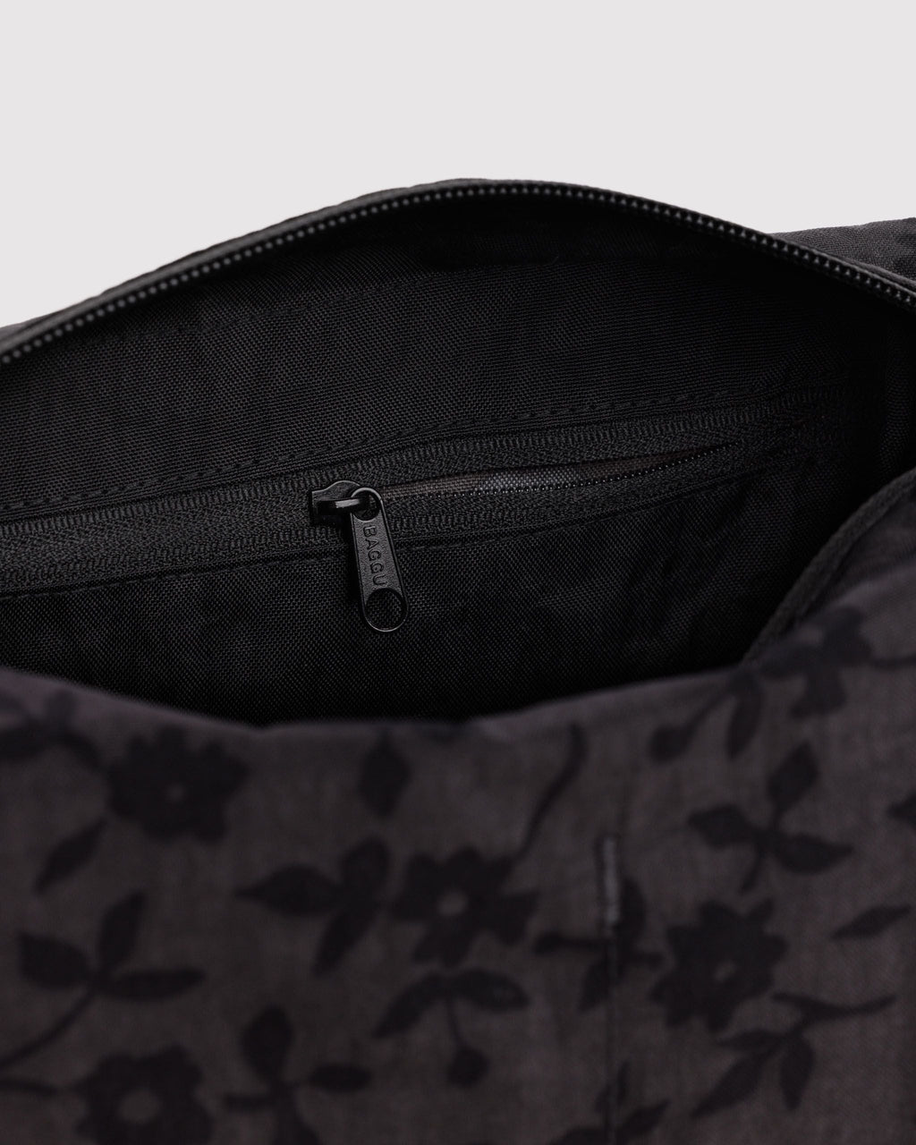 Dopp Kit in Charcoal Ditsy Floral - Easy Packing and Storage