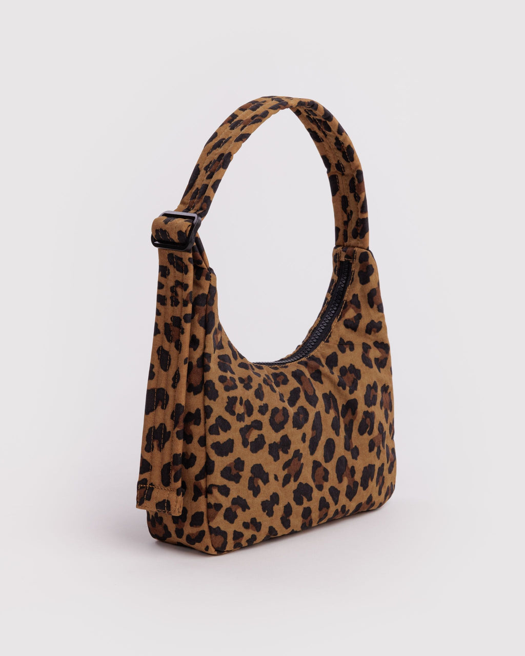 Mini Nylon Shoulder Bag in Leopard - Hands Free Everyday Carry