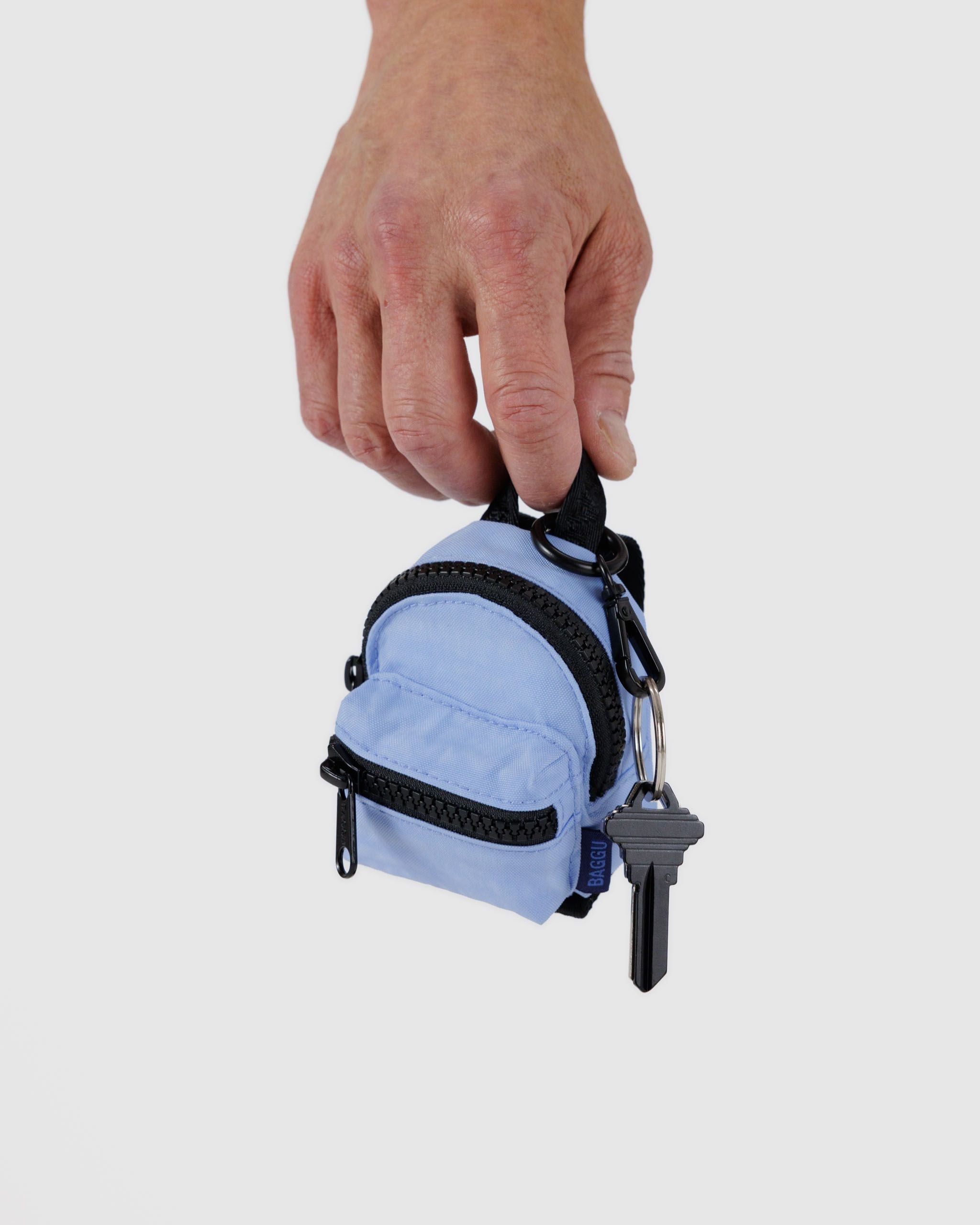 Backpack Charm in French Blue - Playful Bag Accessory