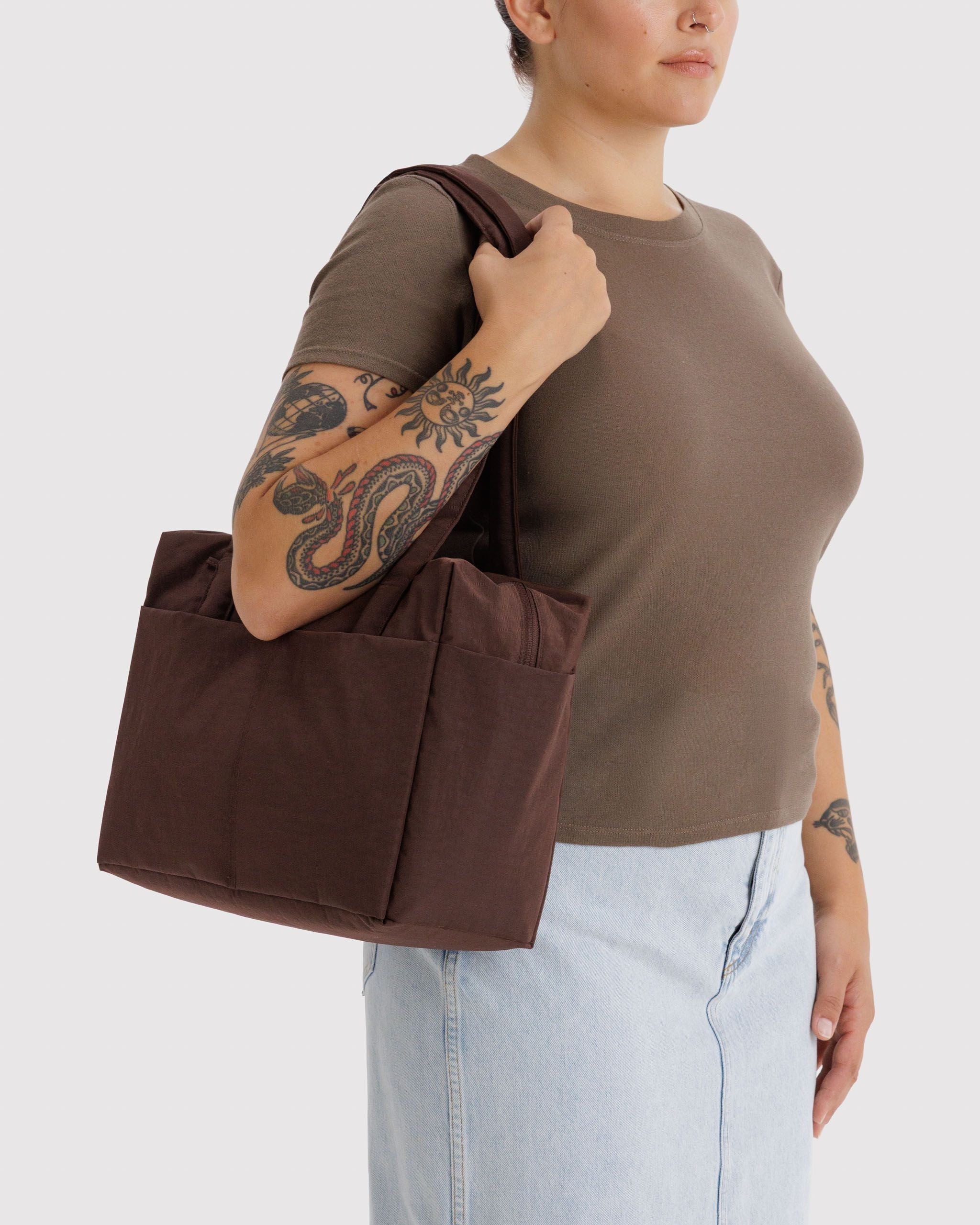 Everyday Cloud Bag in Coffee - Roomy Everyday Carry